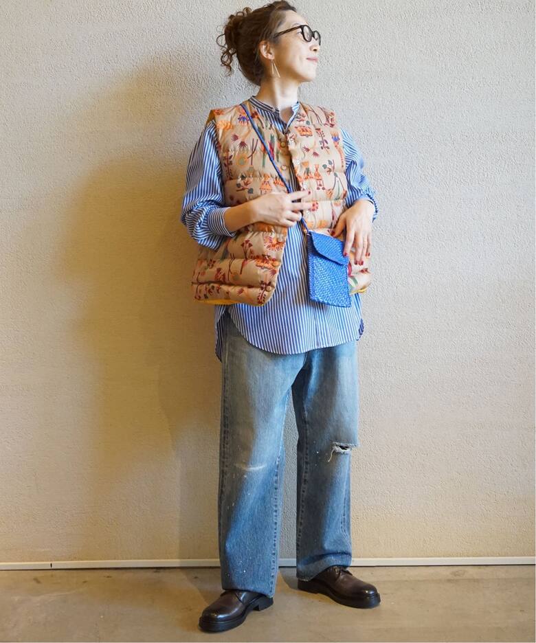 13OZデニム ripped jeans（デニムパンツ・ジーンズ）｜journal 