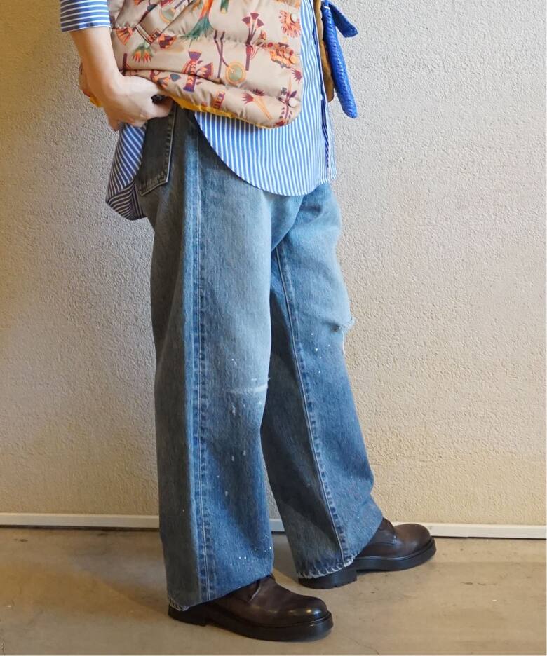 13OZデニム ripped jeans（デニムパンツ・ジーンズ）｜journal 