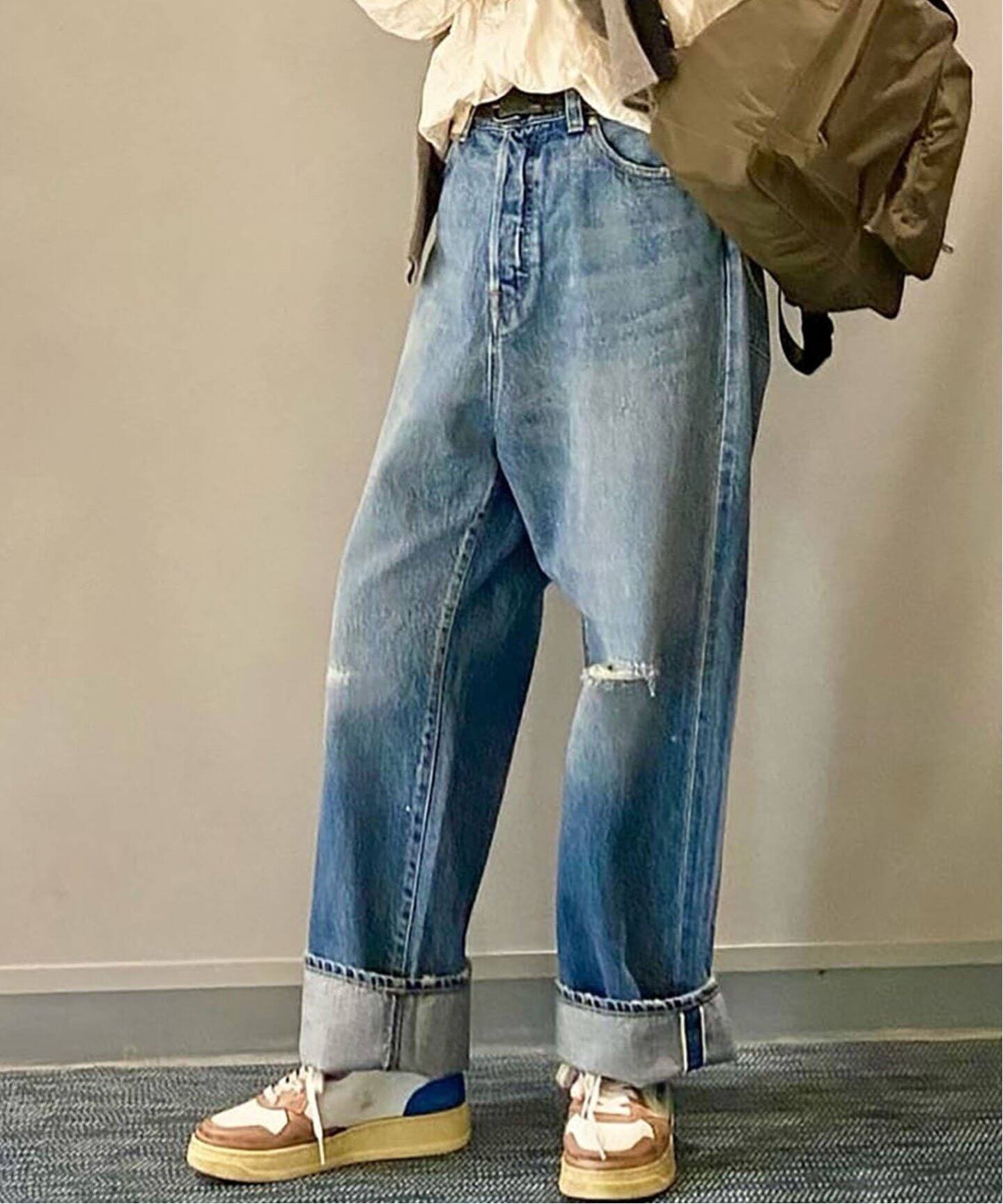 13OZデニム ripped jeans（デニムパンツ・ジーンズ）｜journal 