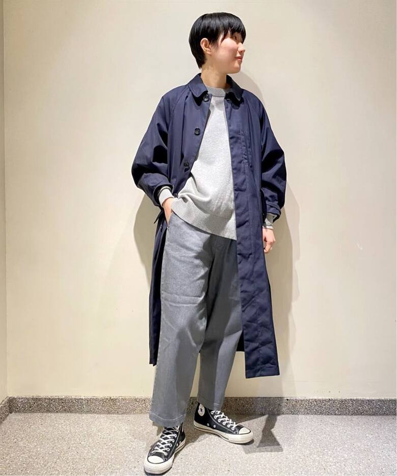 9OZストレッチデニムサルエルパンツ（デニムパンツ・ジーンズ 