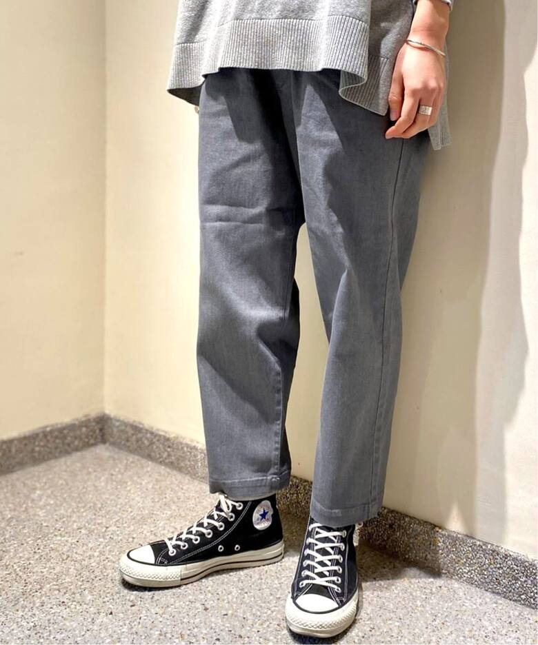 9OZストレッチデニムサルエルパンツ（デニムパンツ・ジーンズ 