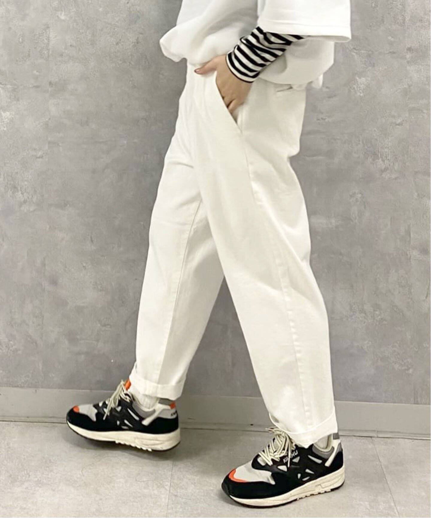 9OZストレッチデニムサルエルパンツ（デニムパンツ・ジーンズ 
