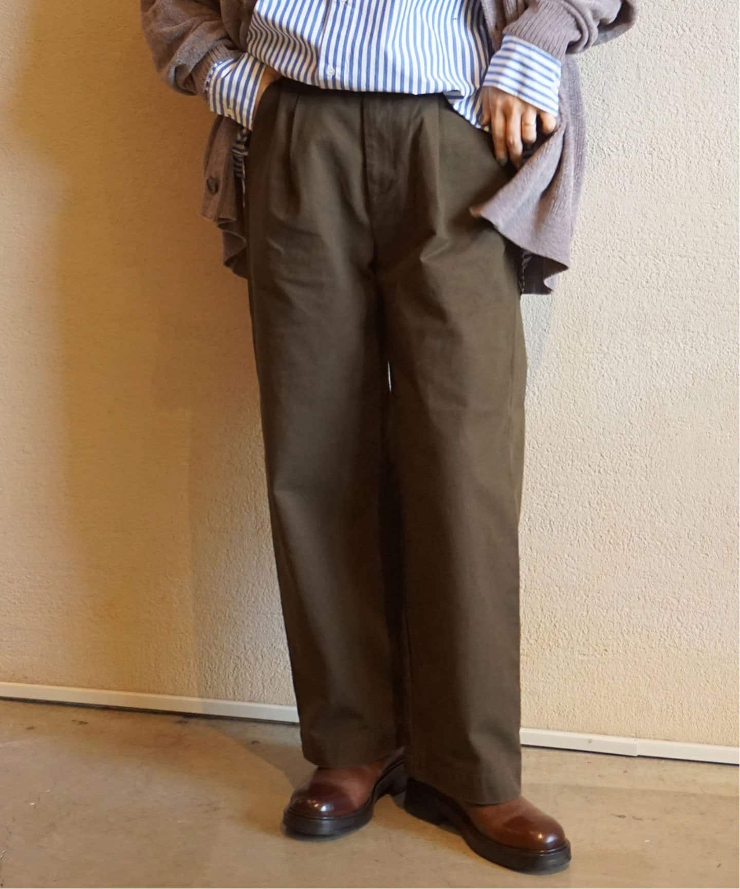 パンツ コットンサージ レクタパンツ コットンサージ レクタパンツ（その他パンツ）｜journal standard luxe