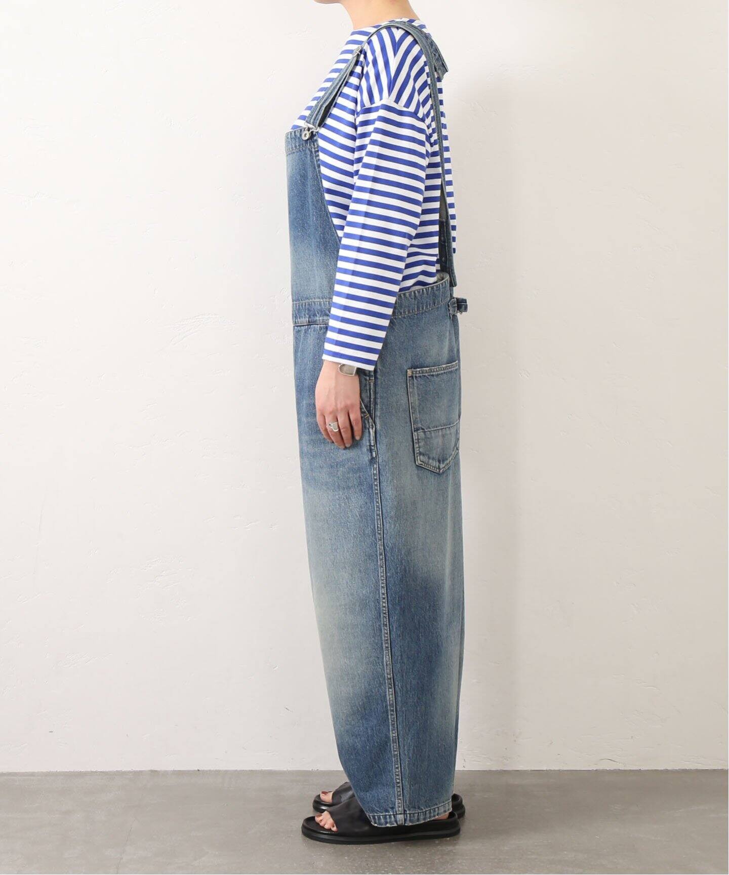 11OZデニムローバックオーバーオール（デニムパンツ・ジーンズ 
