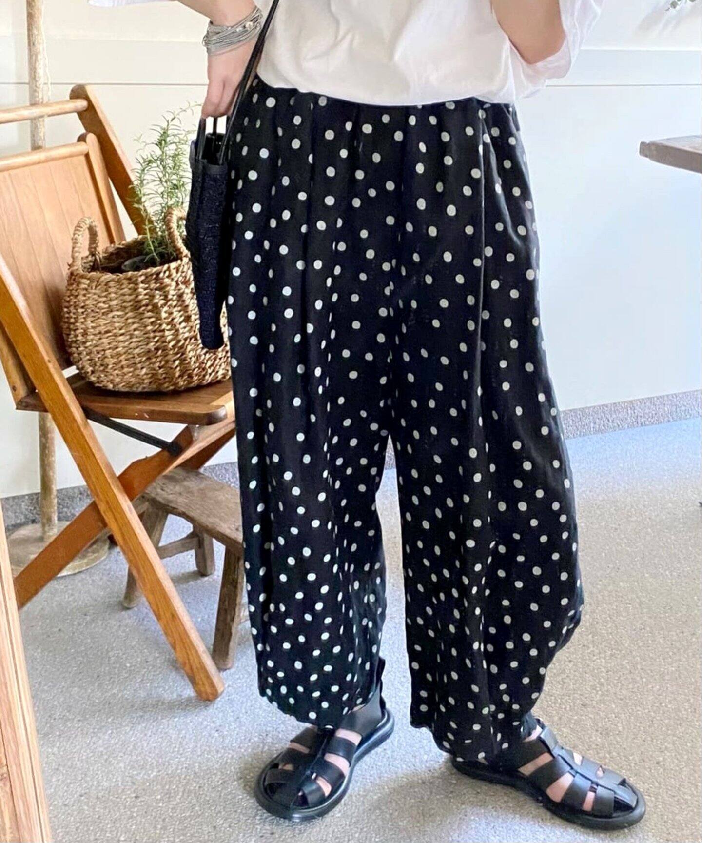 リネンドット タックバルーンパンツ（その他パンツ）｜journal  