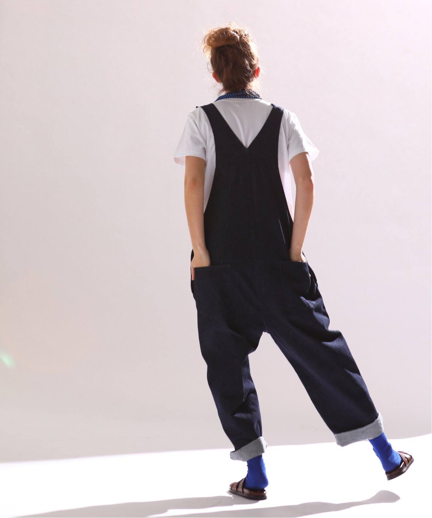 11OZデニム バルーンオーバーオール（サロペット／オーバーオール  