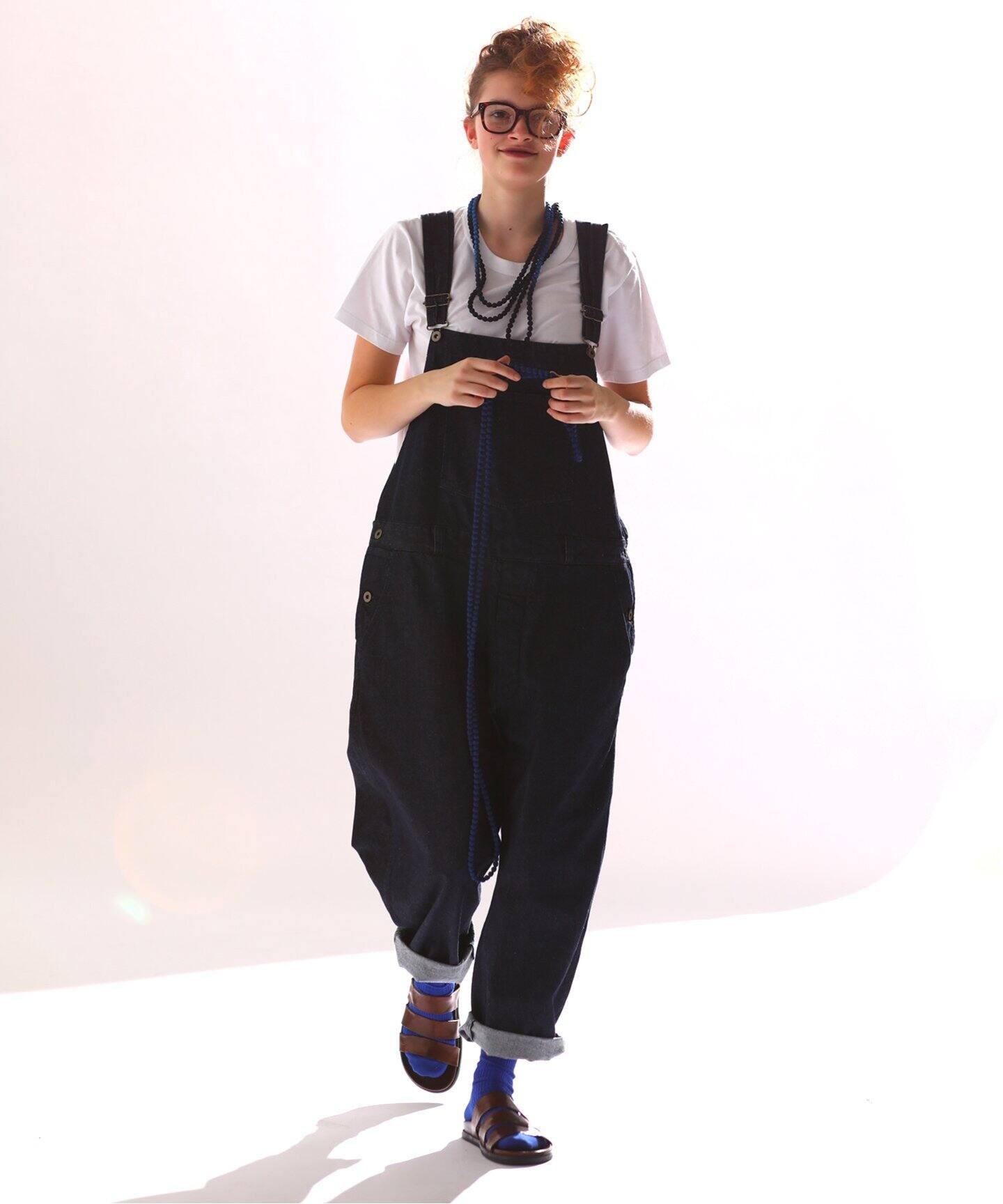 11OZデニム バルーンオーバーオール（サロペット／オーバーオール  