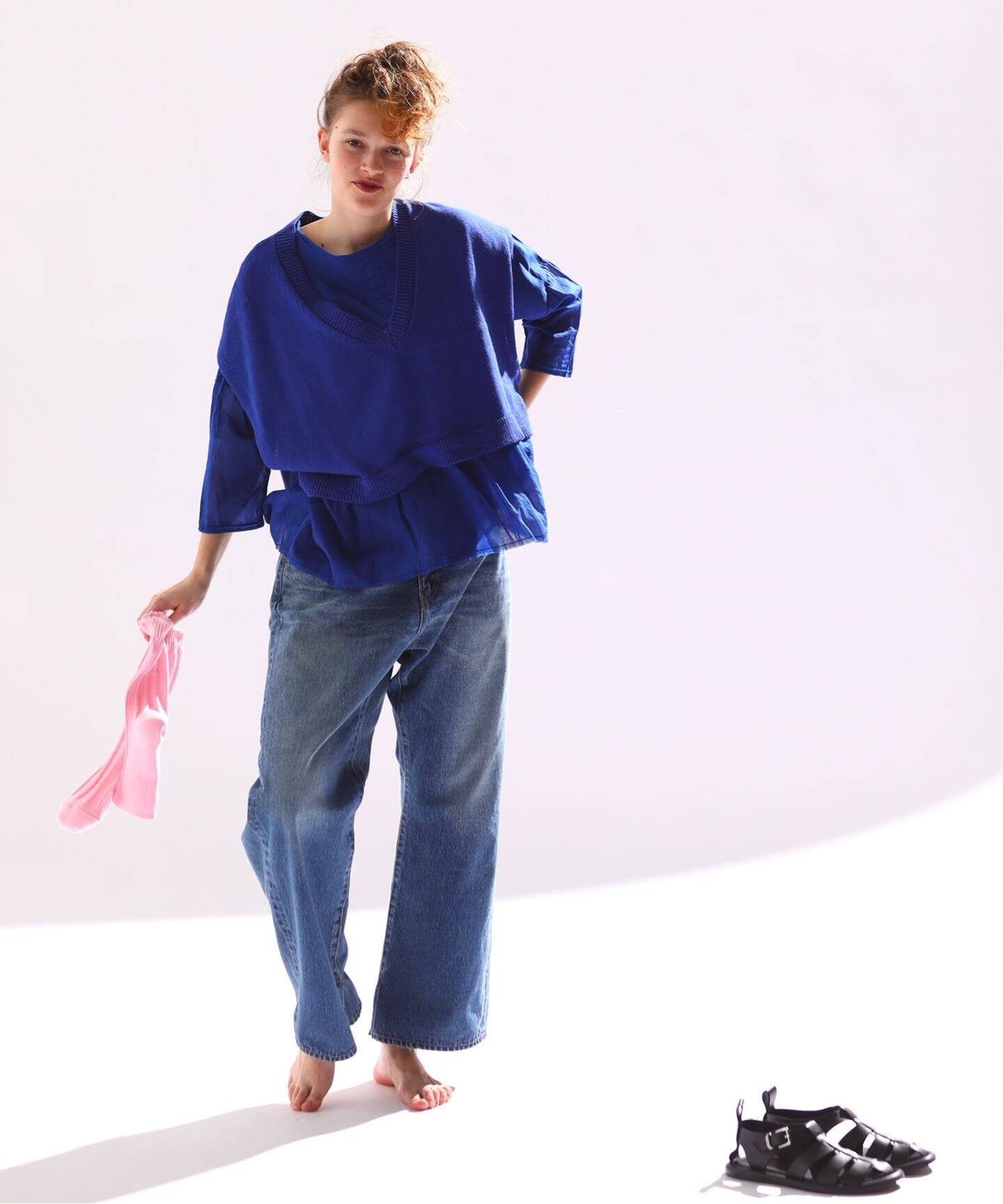 13OZ デニム フレアー5PK（デニムパンツ・ジーンズ）｜journal 