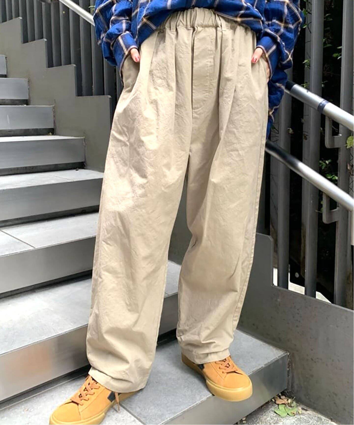 ポプリン タックイージーパンツ（その他パンツ）｜journal standard 