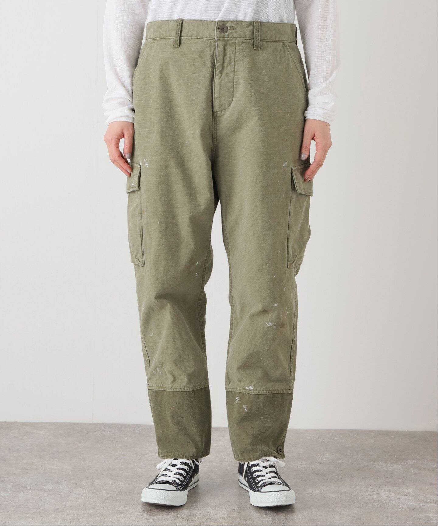 バックサテン ミリタリーパンツ（カーゴパンツ）｜journal standard  
