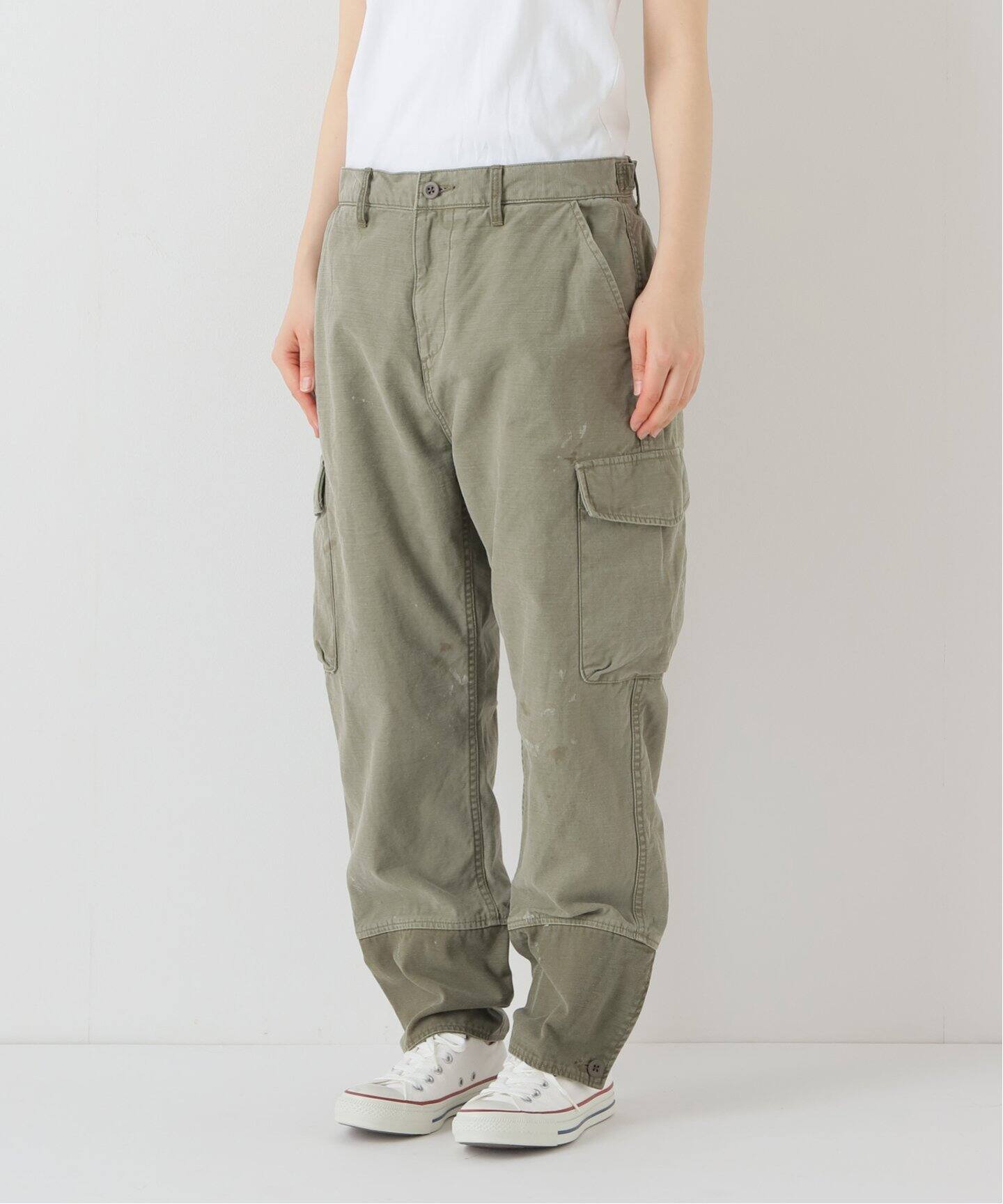 バックサテン ミリタリーパンツ（カーゴパンツ）｜journal standard  
