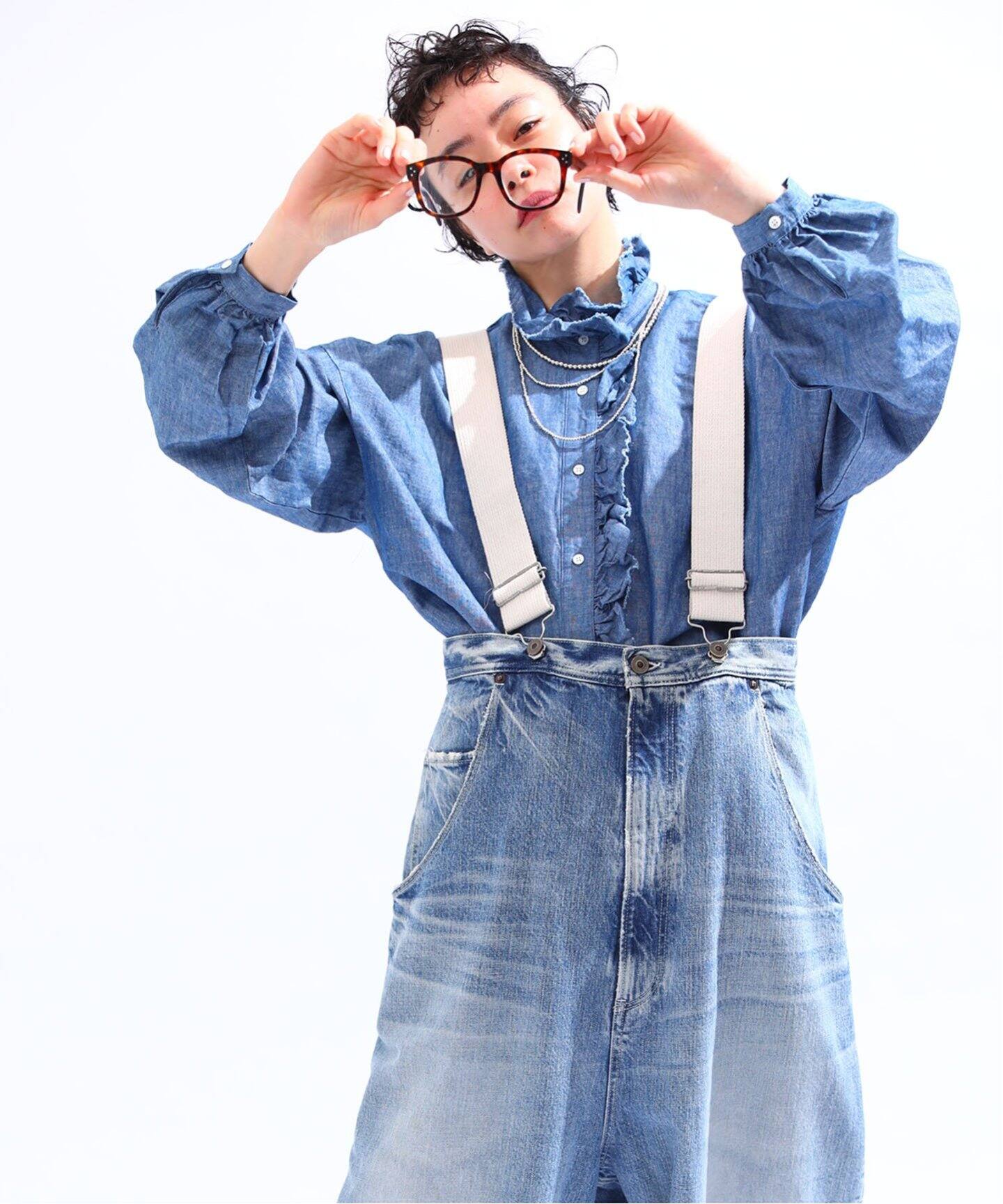 journal standard luxe ビッグ5PKキュロット ブルー 新 発売 