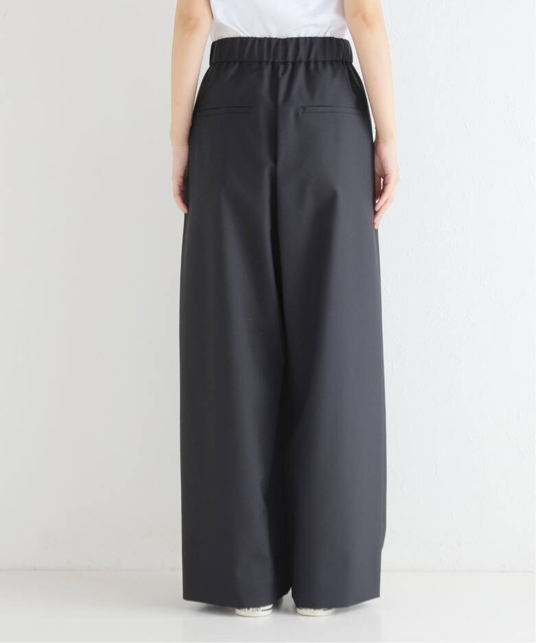 ATON/エイトン】WOOL TROPICAL WIDE EASY PANT（スラックス）｜journal  