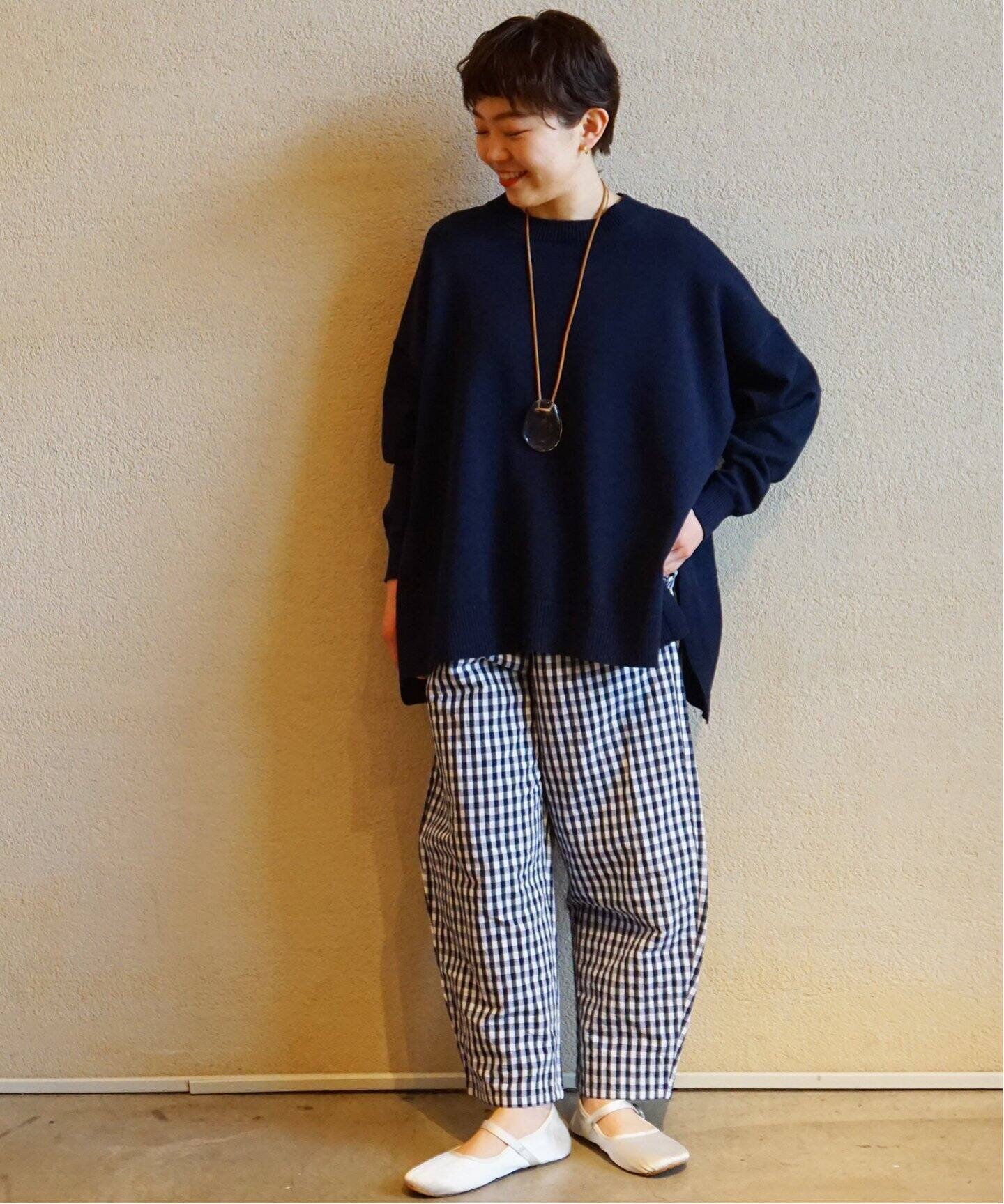 apuntob/アプントビー】 TROUSERS VICHY LINEN AND COTTON（その他  