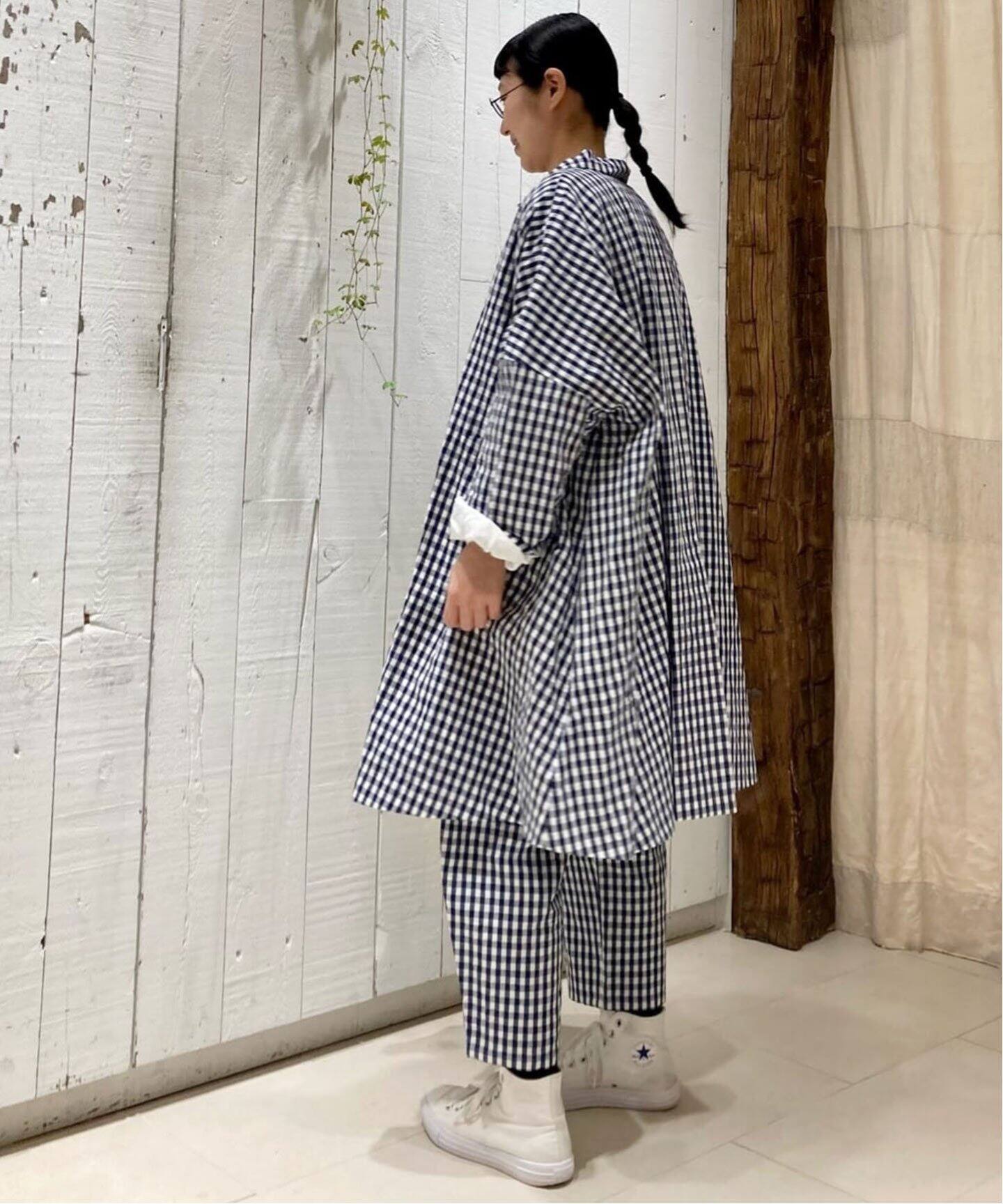 apuntob/アプントビー】 TROUSERS VICHY LINEN AND COTTON（その他 