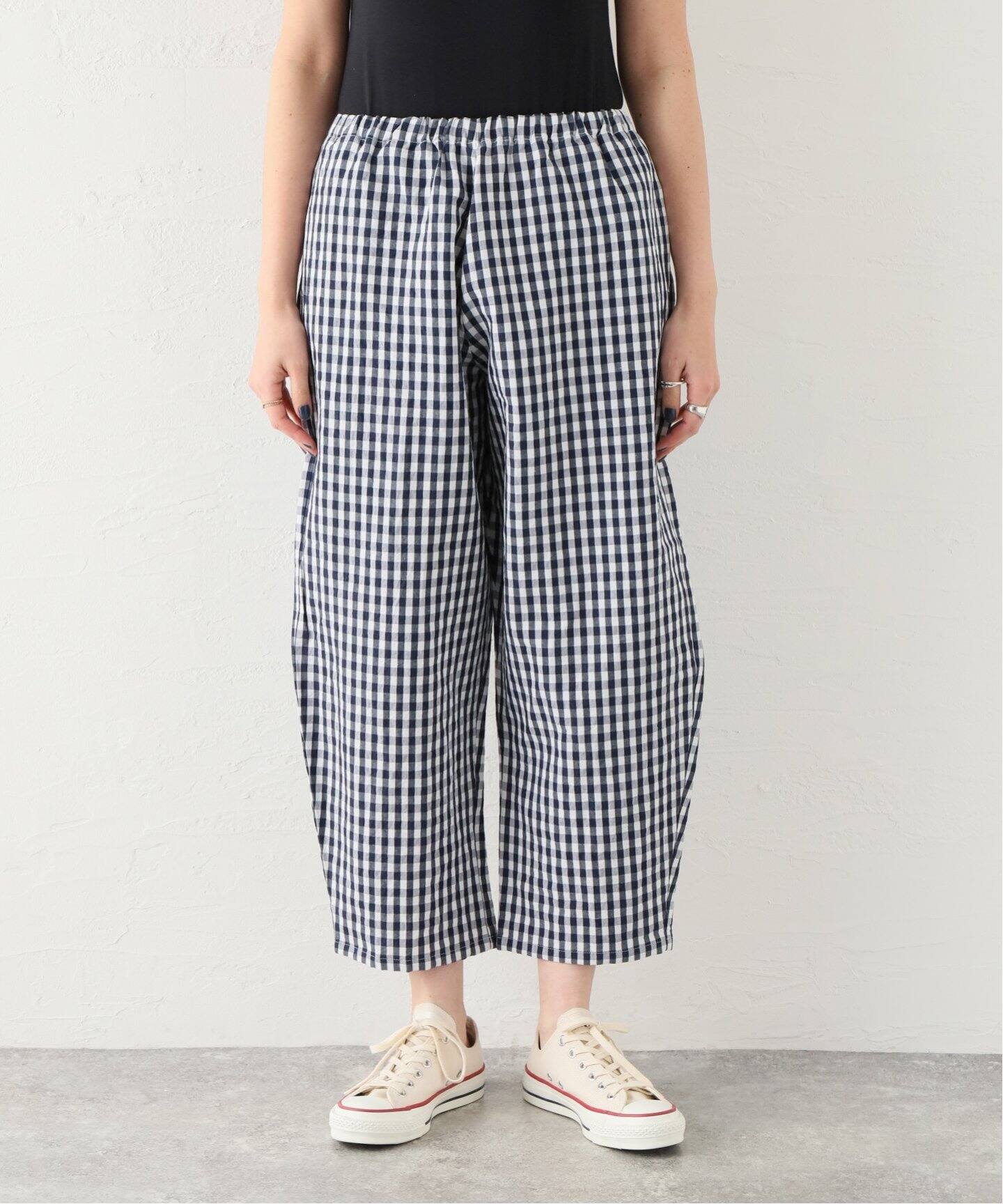 apuntob/アプントビー】 TROUSERS VICHY LINEN AND COTTON（その他 