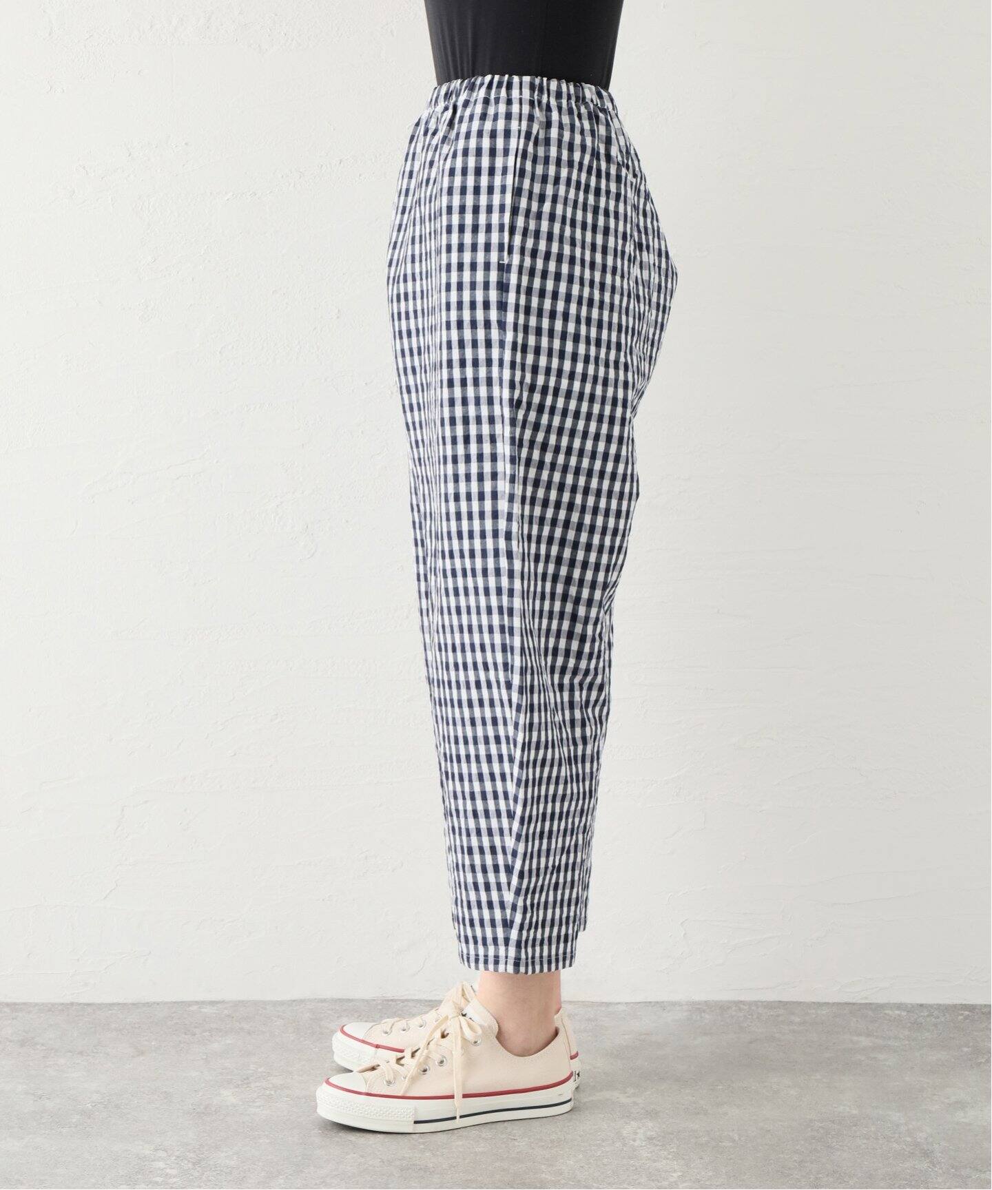 apuntob/アプントビー】 TROUSERS VICHY LINEN AND COTTON（その他 