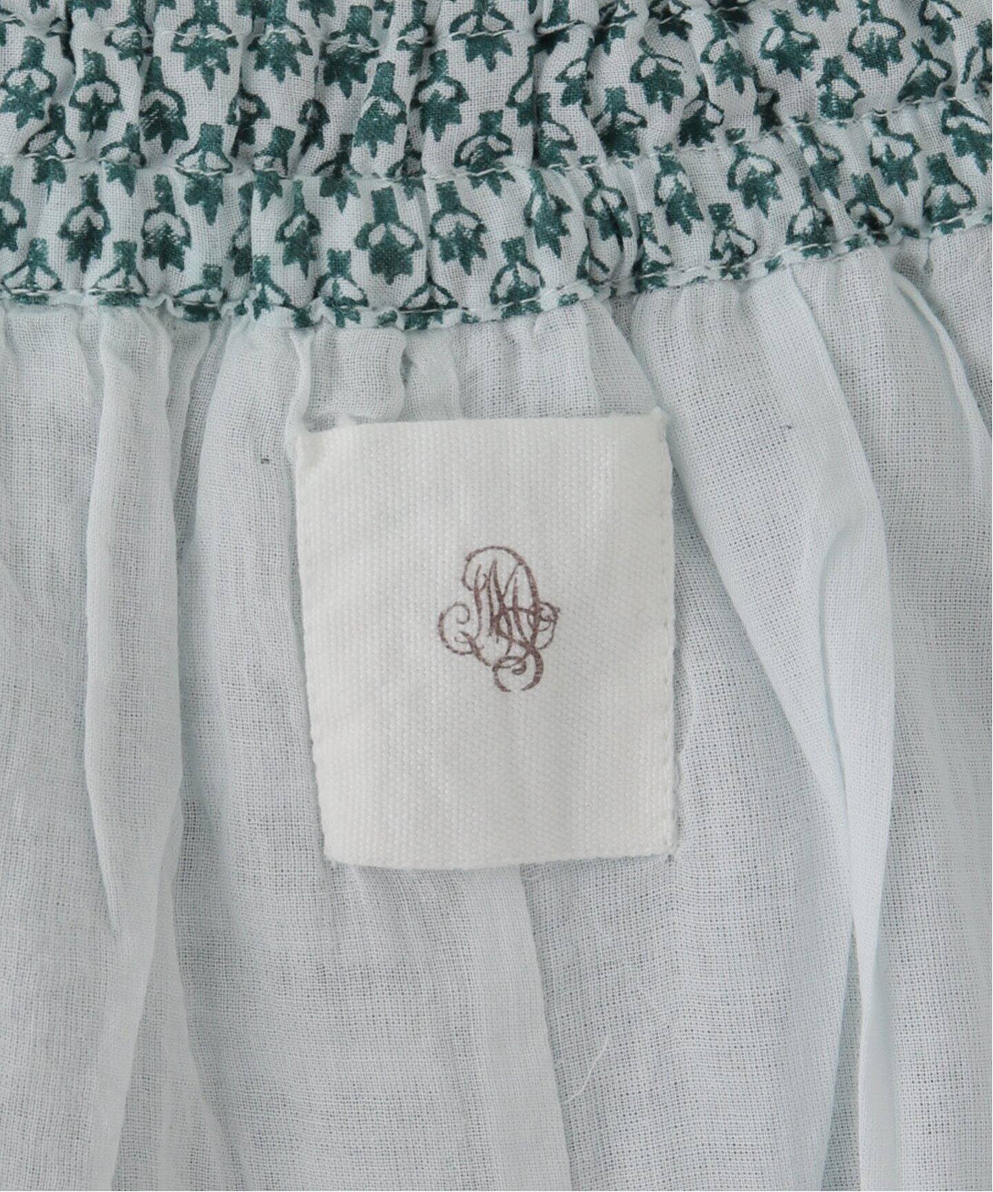 maison de soil/メゾン ド ソイル】 FLOWER BLOCK PRINT CULOTT  