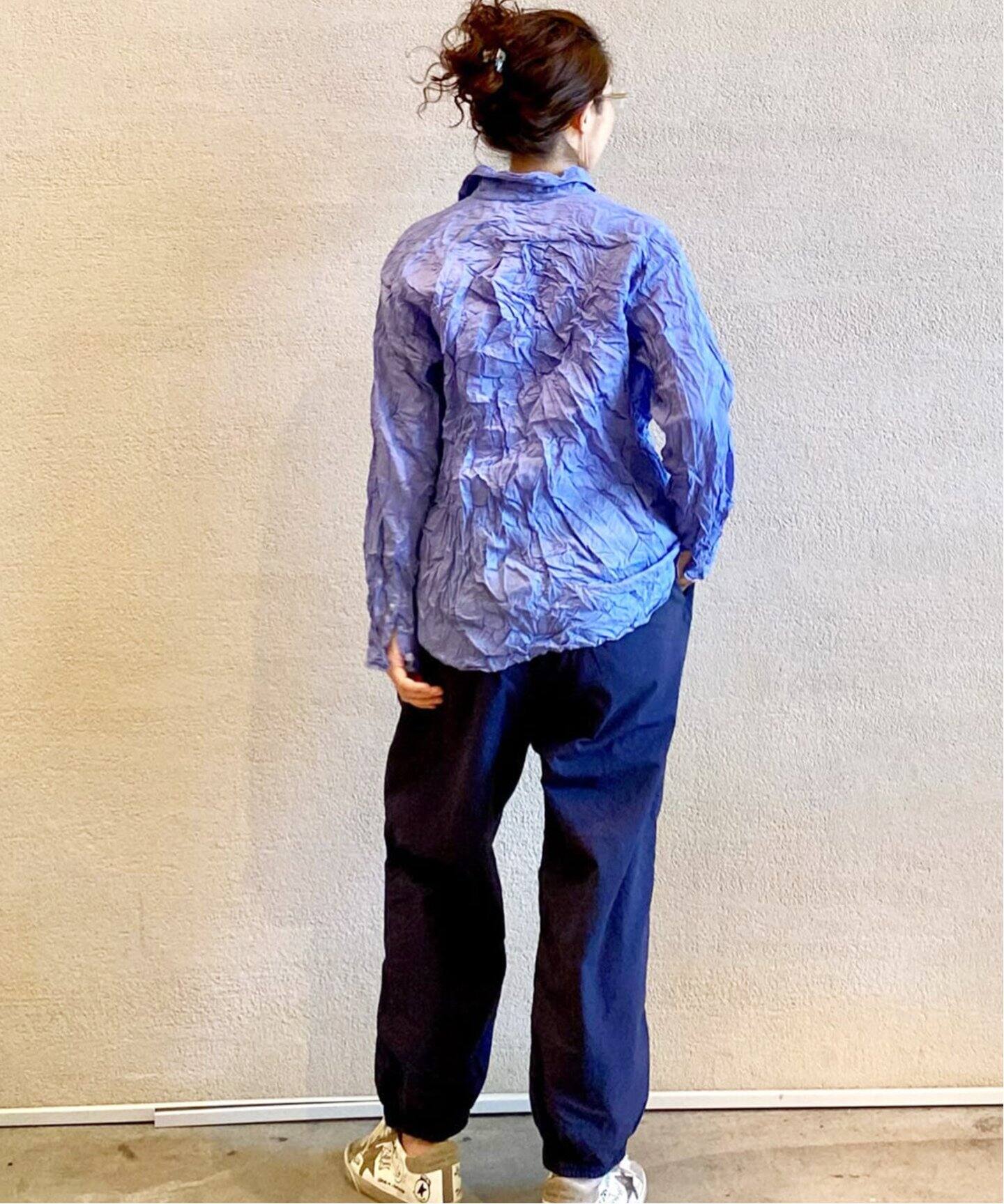 VAS-Y LENTEMENT/ヴァジーラントマン】POPLIN OVERDYED EASY PAN 