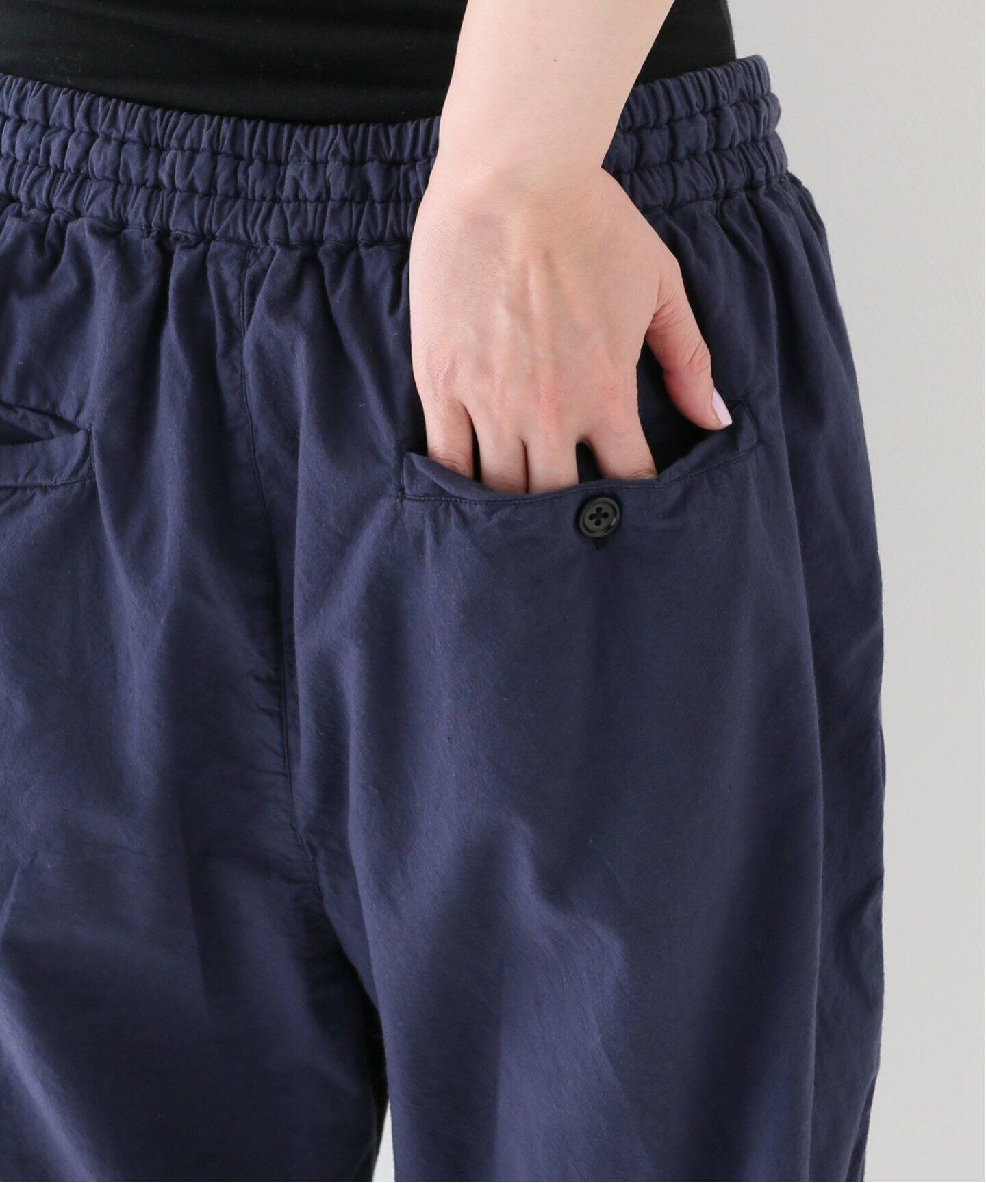 VAS-Y LENTEMENT/ヴァジーラントマン】POPLIN OVERDYED EASY PAN  