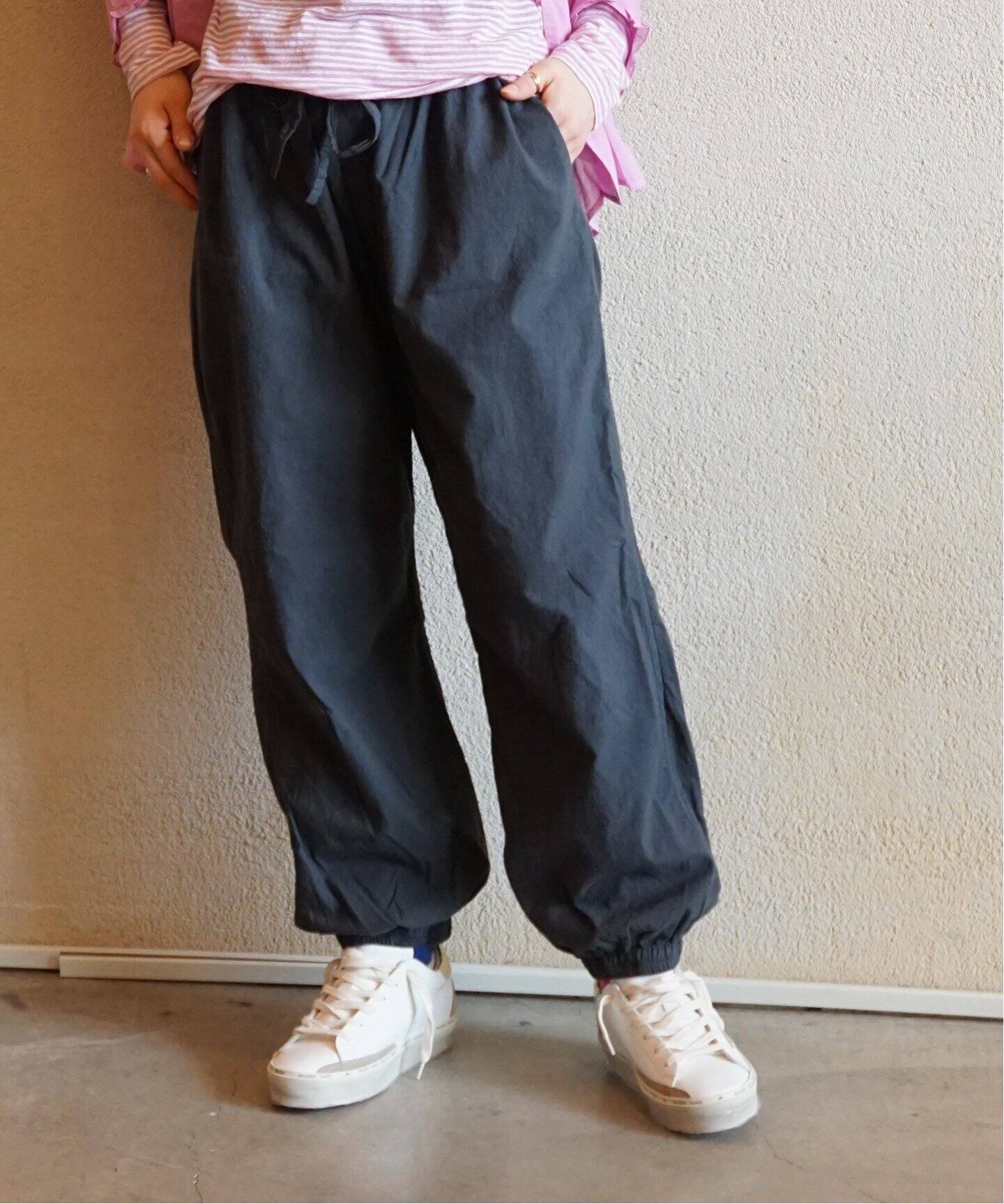 VAS-Y LENTEMENT/ヴァジーラントマン】POPLIN OVERDYED EASY PAN  
