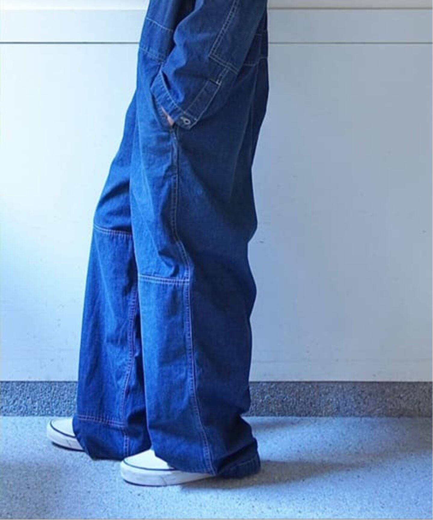chimala/チマラ】 for luxe DENIM ALL IN ONE（つなぎ 