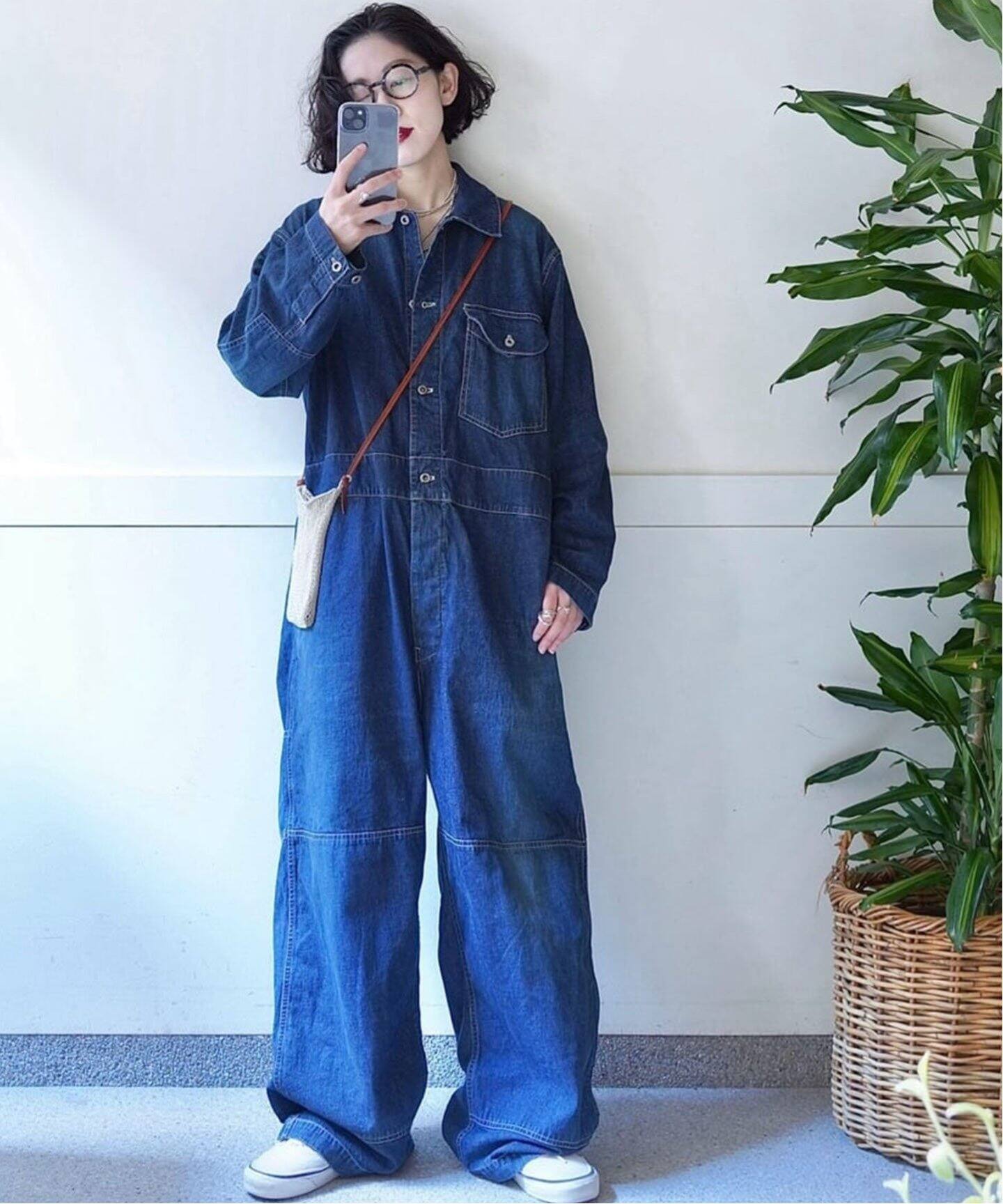 chimala/チマラ】 for luxe DENIM ALL IN ONE（つなぎ／オールインワン  