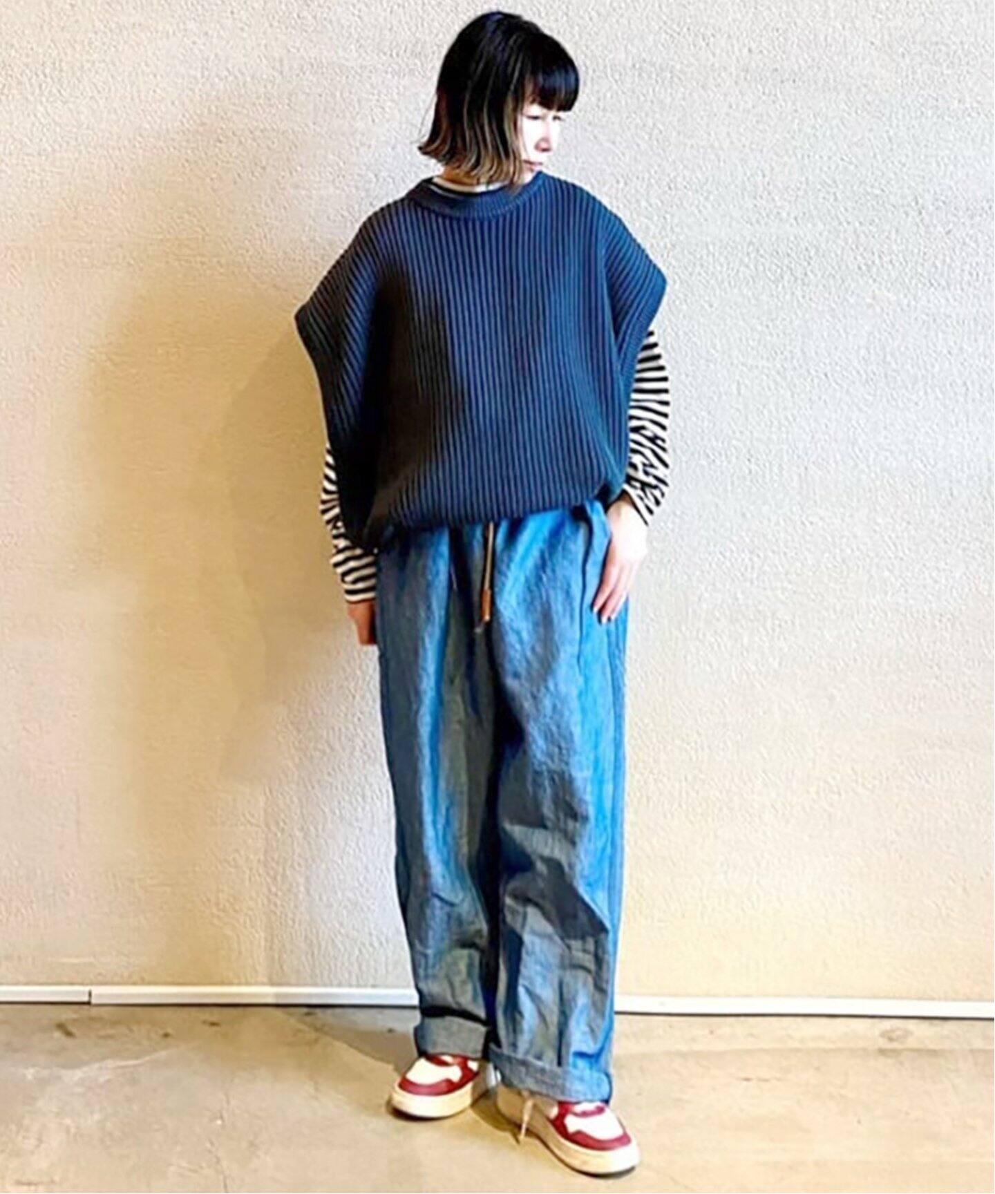 ARMEN/アーメン】CO/LI CHAMBRAY SALOPETTE（サロペット 