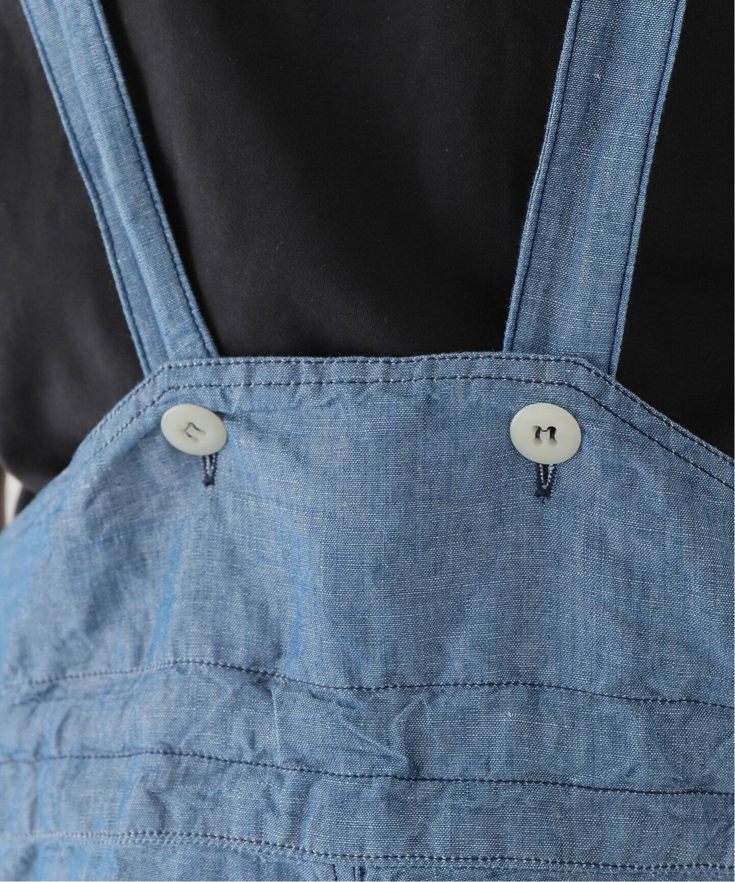 ARMEN/アーメン】CO/LI CHAMBRAY SALOPETTE（サロペット 