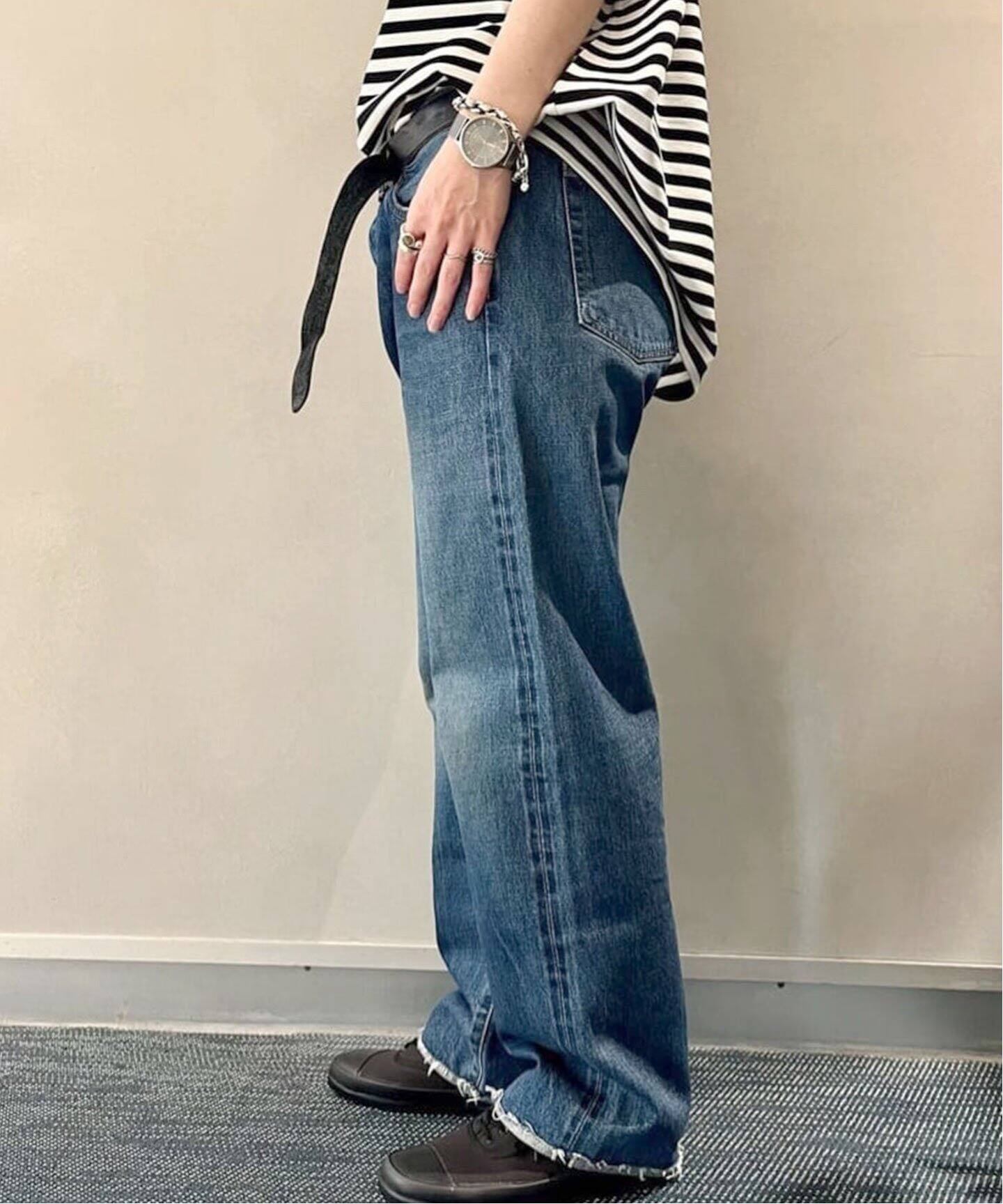 chimala/チマラ】DENIM USED ANKLE CUT（デニムパンツ・ジーンズ 