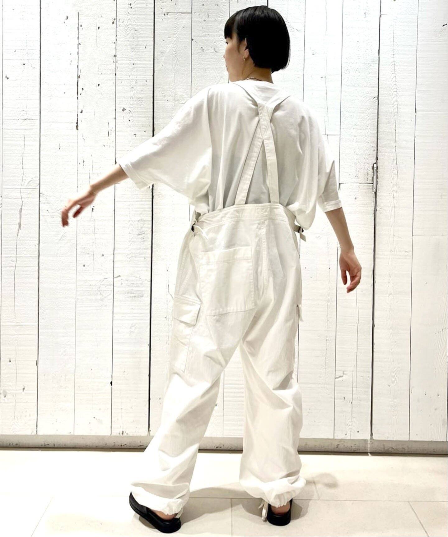 chimala/チマラ】HERRINGBONE SALVAGE OVERALL（サロペット 