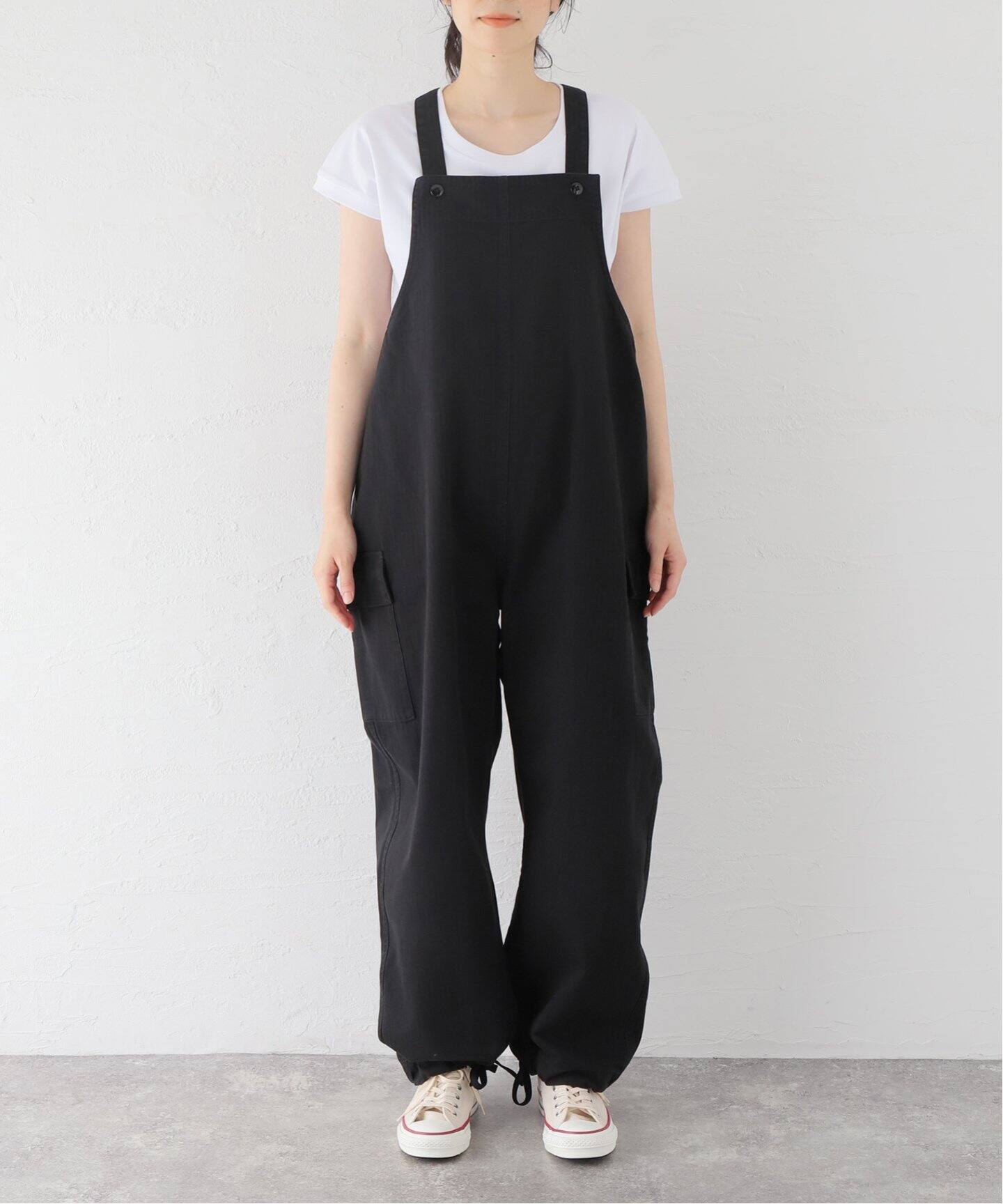 chimala/チマラ】HERRINGBONE SALVAGE OVERALL（サロペット 