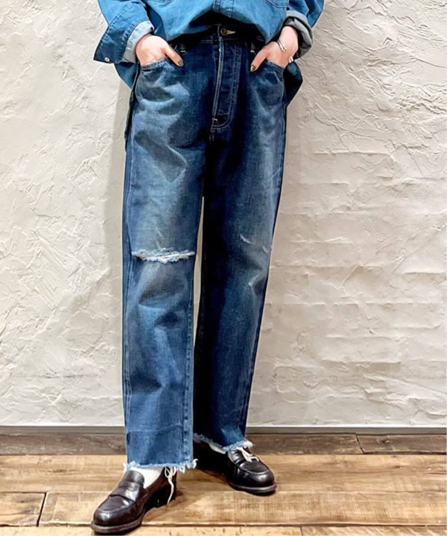 chimala/チマラ】 for luxe ADJUSTABLE WIDE TAPERED（デニムパンツ  