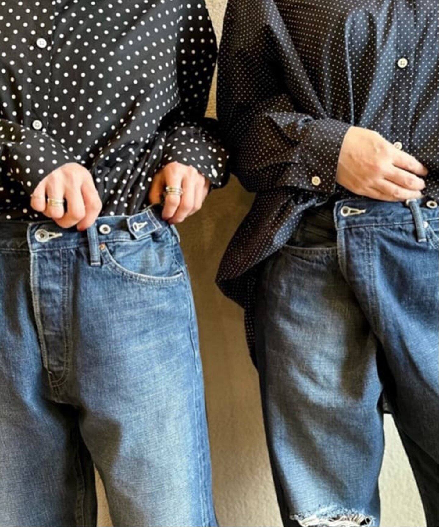 chimala/チマラ】 for luxe ADJUSTABLE WIDE TAPERED（デニムパンツ  
