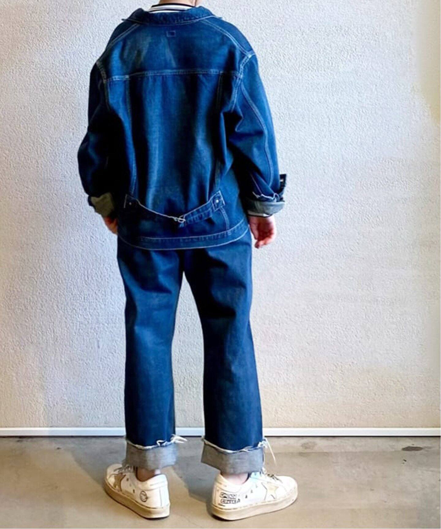 chimala/チマラ】 for luxe ADJUSTABLE WIDE TAPERED（デニムパンツ 
