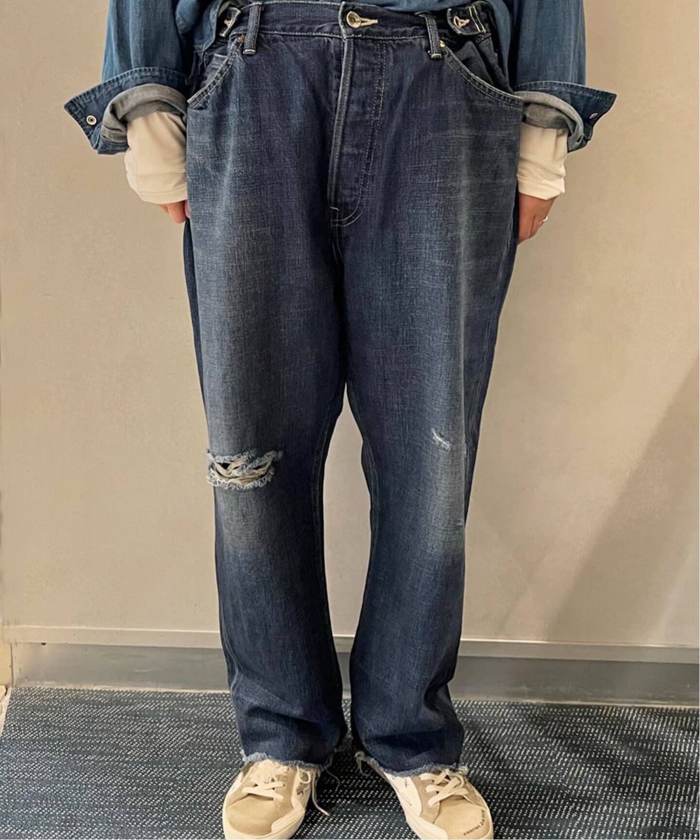 chimala/チマラ】 for luxe ADJUSTABLE WIDE TAPERED（デニムパンツ 