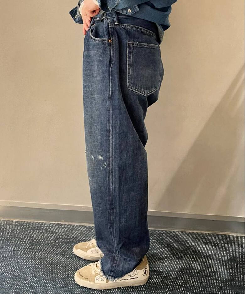 chimala/チマラ】 for luxe ADJUSTABLE WIDE TAPERED（デニムパンツ 