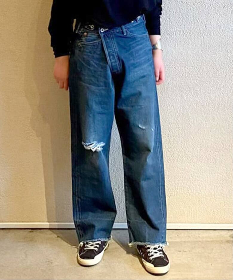 chimala/チマラ】 for luxe ADJUSTABLE WIDE TAPERED（デニムパンツ 
