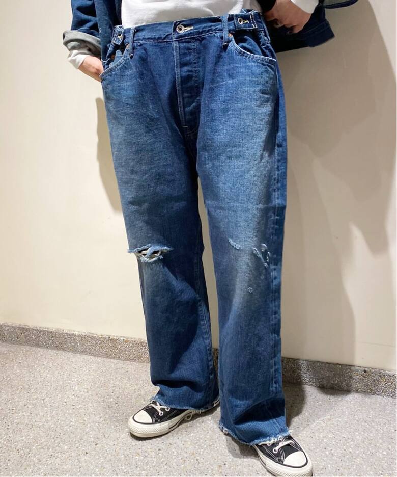 chimala/チマラ】 for luxe ADJUSTABLE WIDE TAPERED（デニムパンツ 
