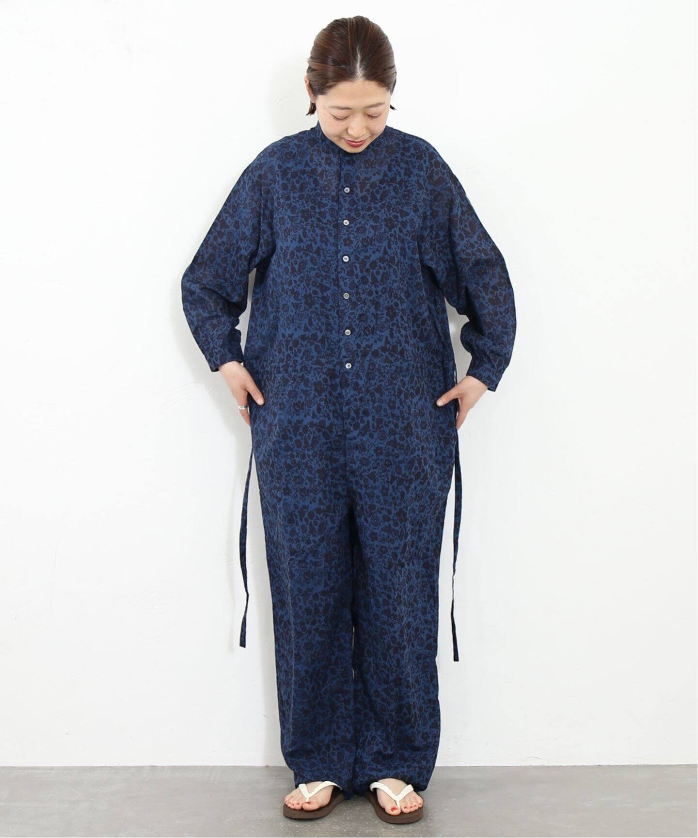 SOIL/ソイル】 FLOWER PRINT ALL IN ONE（つなぎ／オールインワン  