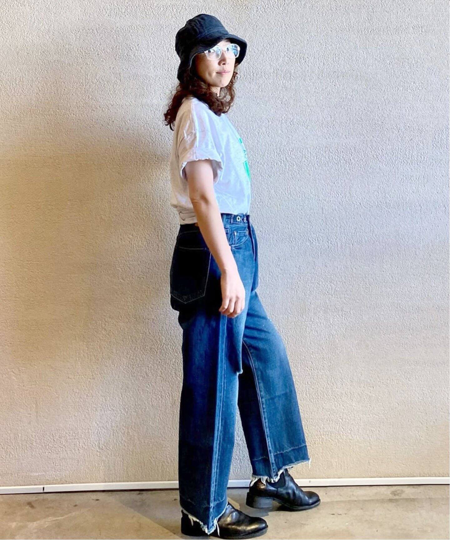 chimala/チマラ】 for luxe ADJUSTABLE WIDE TAPERED（デニムパンツ 