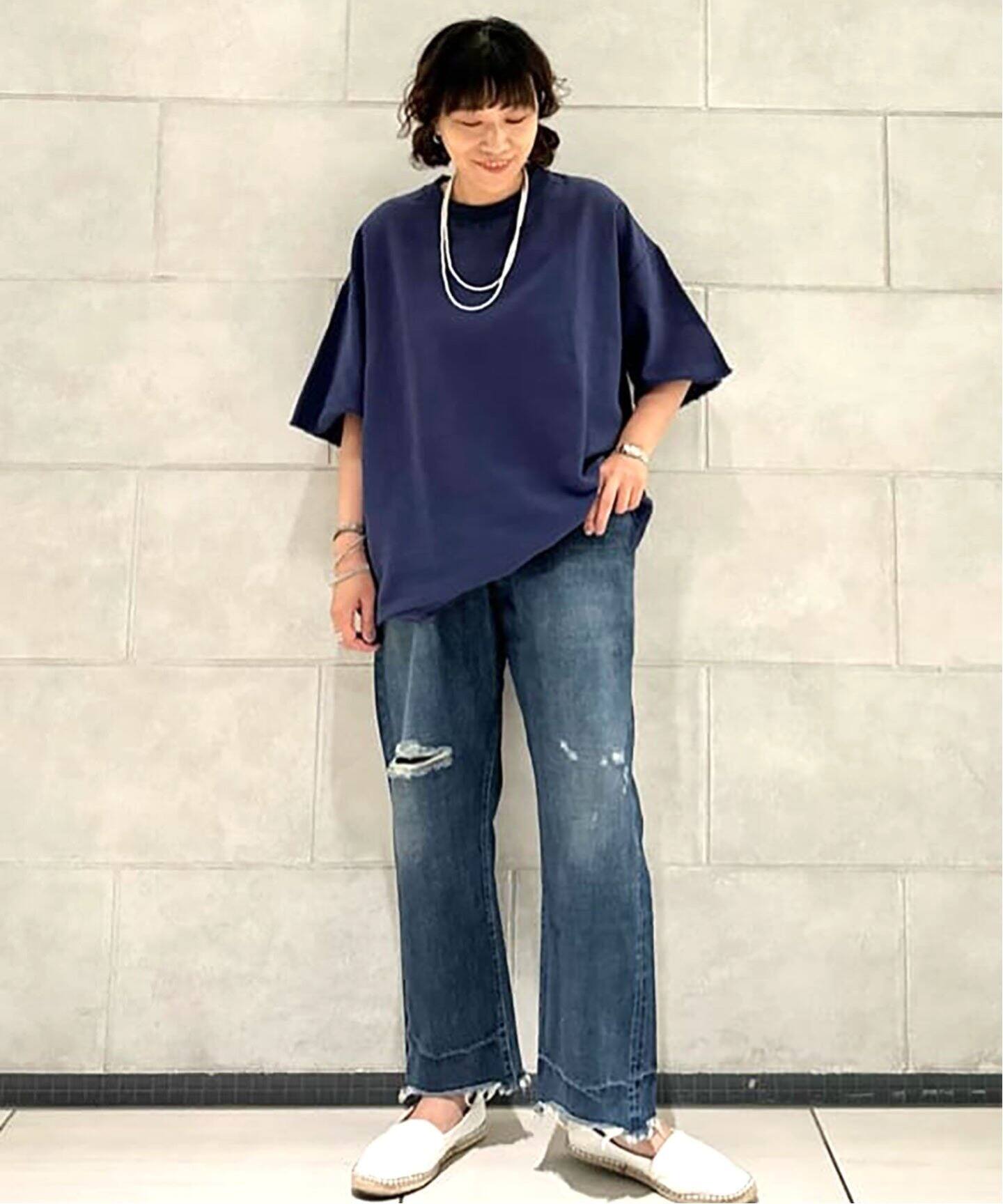 chimala/チマラ】 for luxe ADJUSTABLE WIDE TAPERED（デニムパンツ  