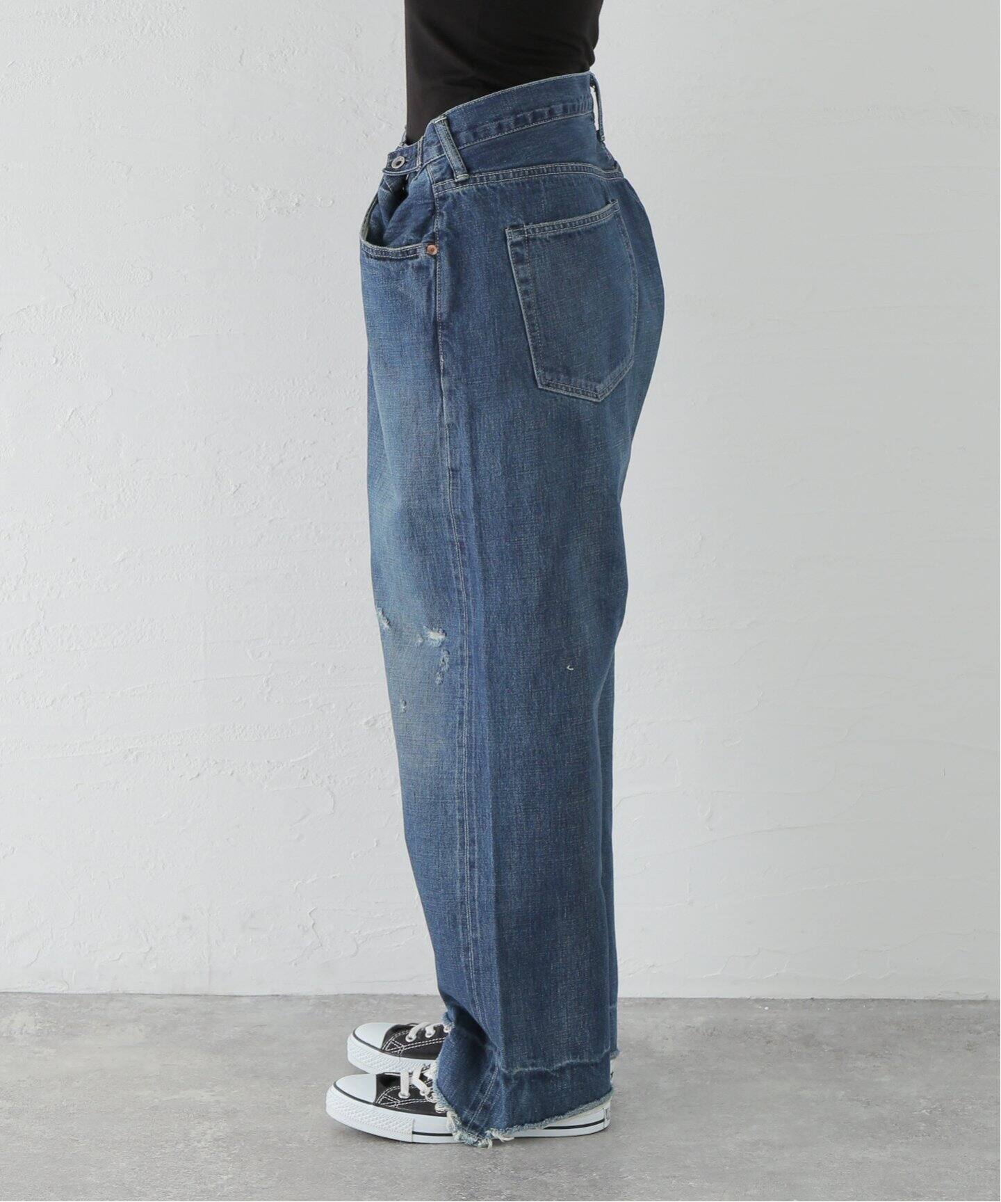 chimala/チマラ】 for luxe ADJUSTABLE WIDE TAPERED（デニムパンツ 