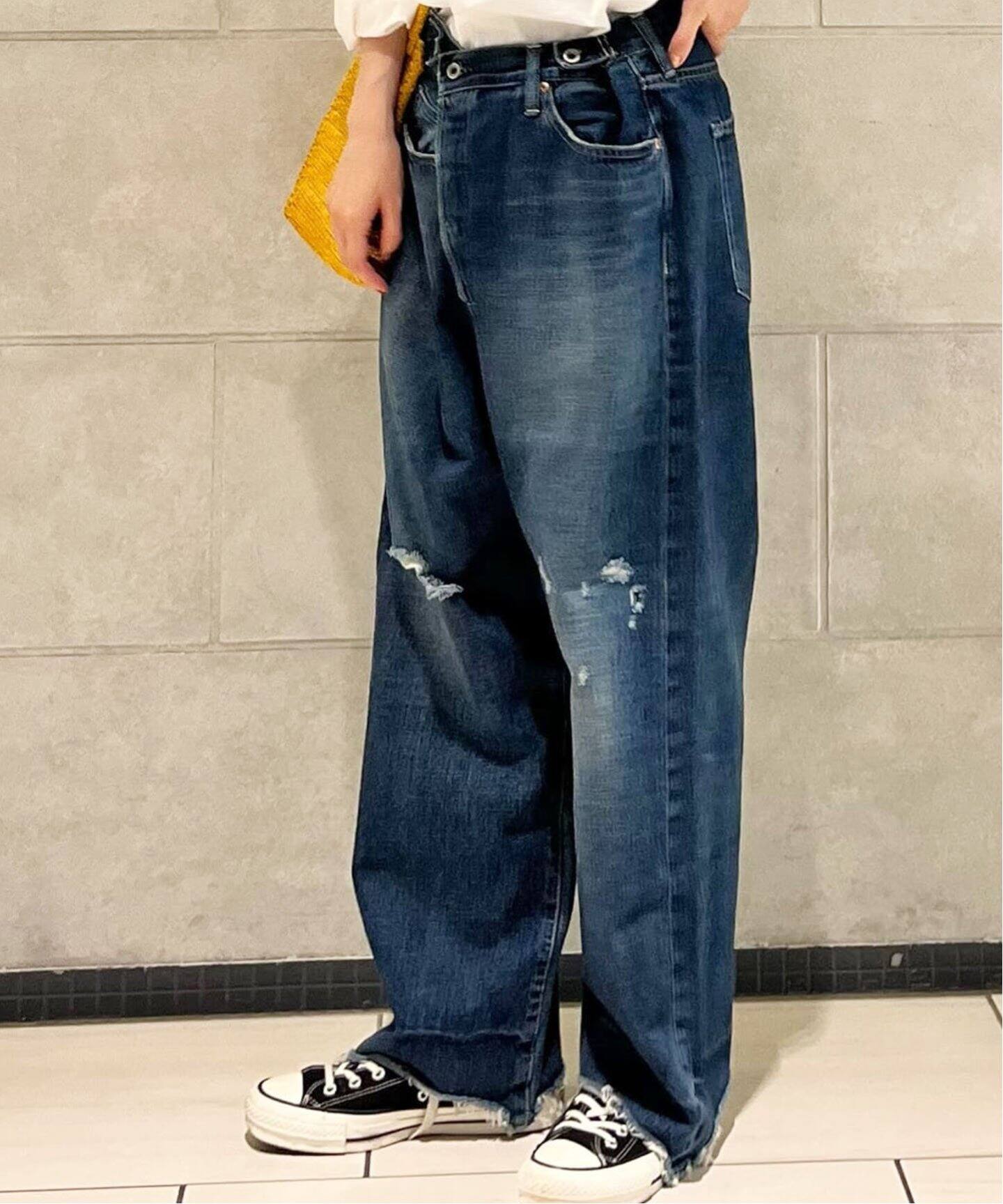 chimala/チマラ】 for luxe ADJUSTABLE WIDE TAPERED（デニムパンツ 