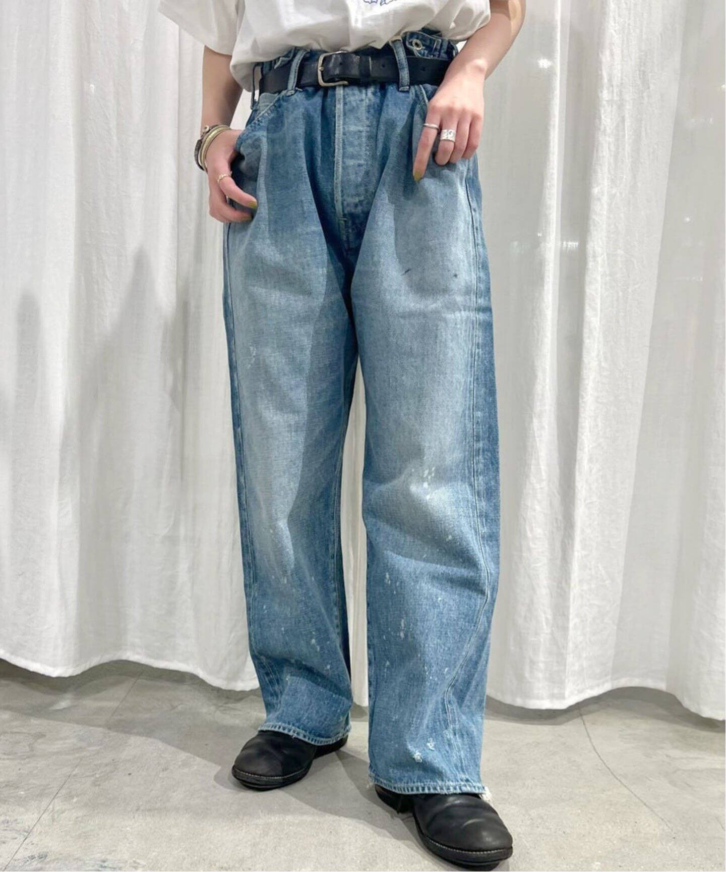 chimala/チマラ】for luxe ADJUSTABLE WIDE TAPERED（デニムパンツ 