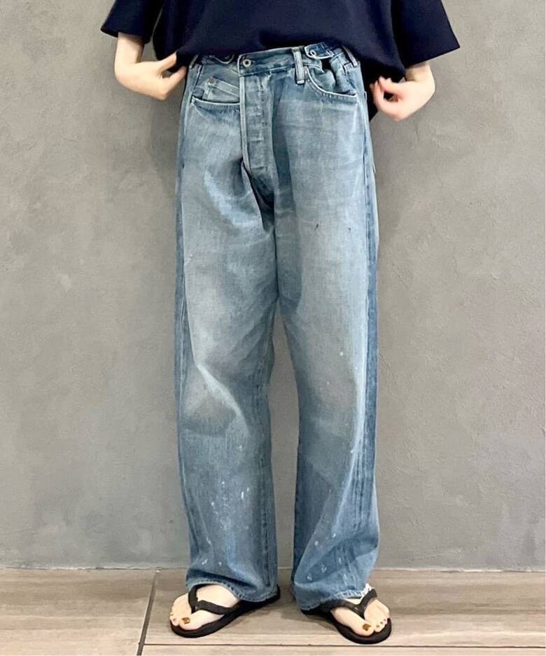 chimala/チマラ】for luxe ADJUSTABLE WIDE TAPERED（デニムパンツ 