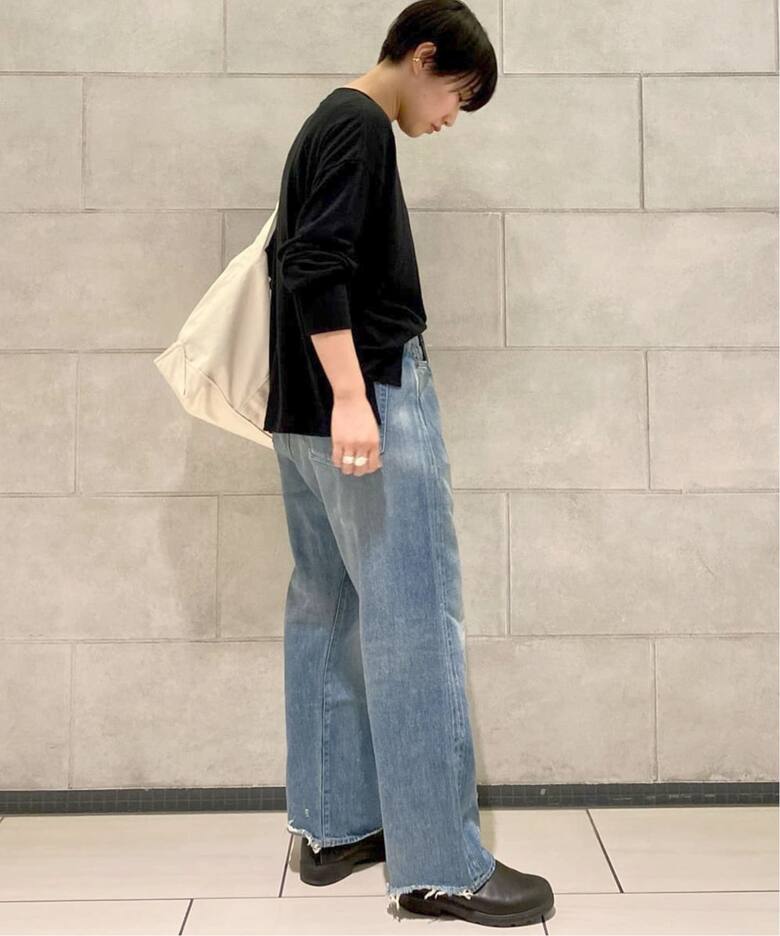 chimala/チマラ】for luxe ADJUSTABLE WIDE TAPERED（デニムパンツ  