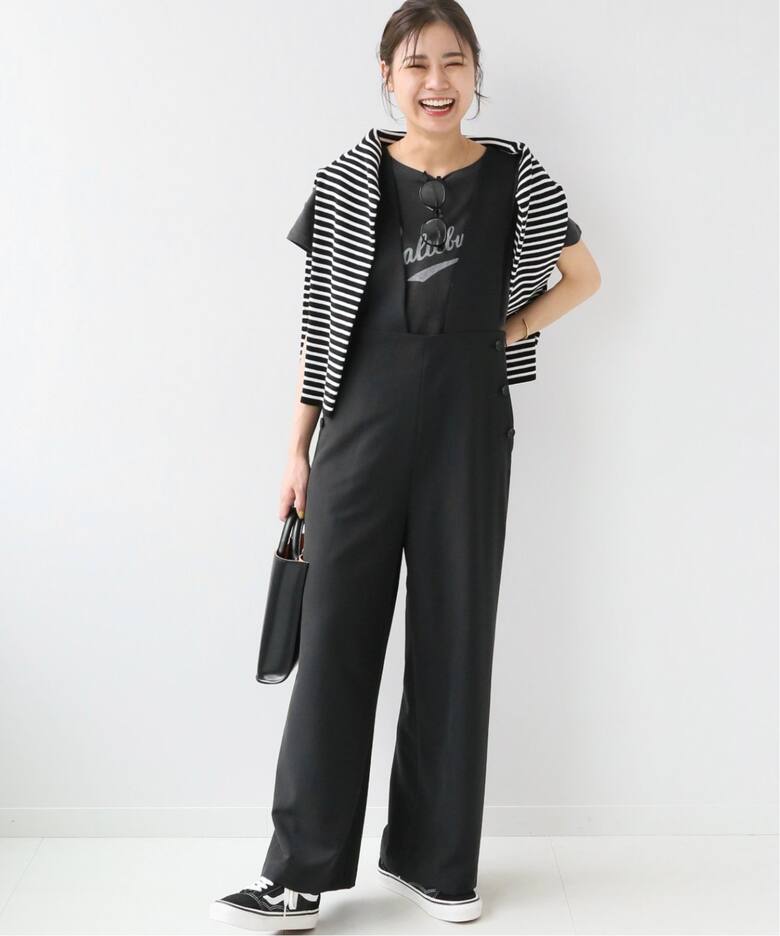 追加》TRストレッチダブルボタンサロペット（サロペット 