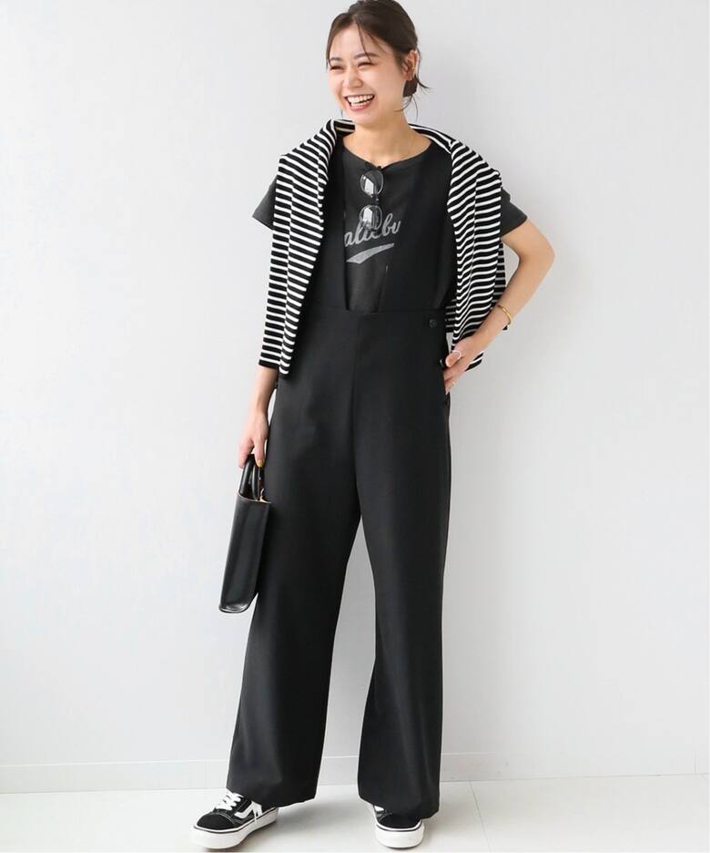 追加》TRストレッチダブルボタンサロペット（サロペット 