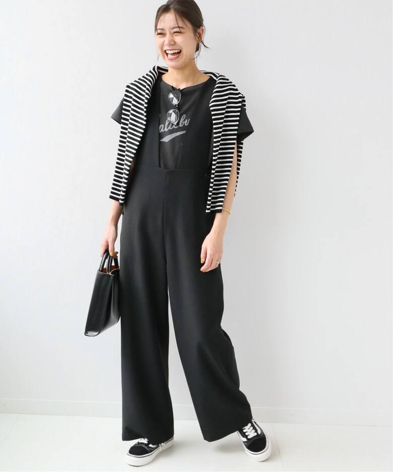 追加》TRストレッチダブルボタンサロペット（サロペット 